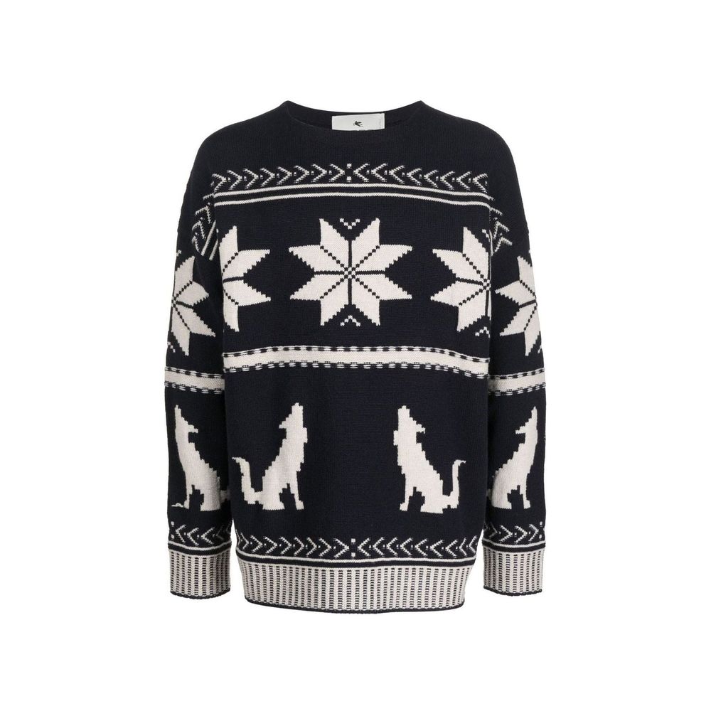Pull en coton brodé Etro