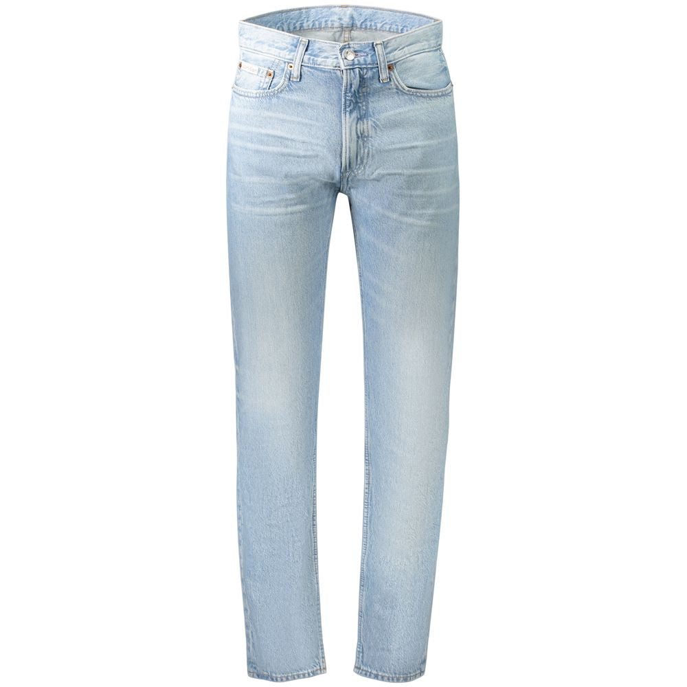 Calvin Klein Blue Cotton Jeans & Pant
