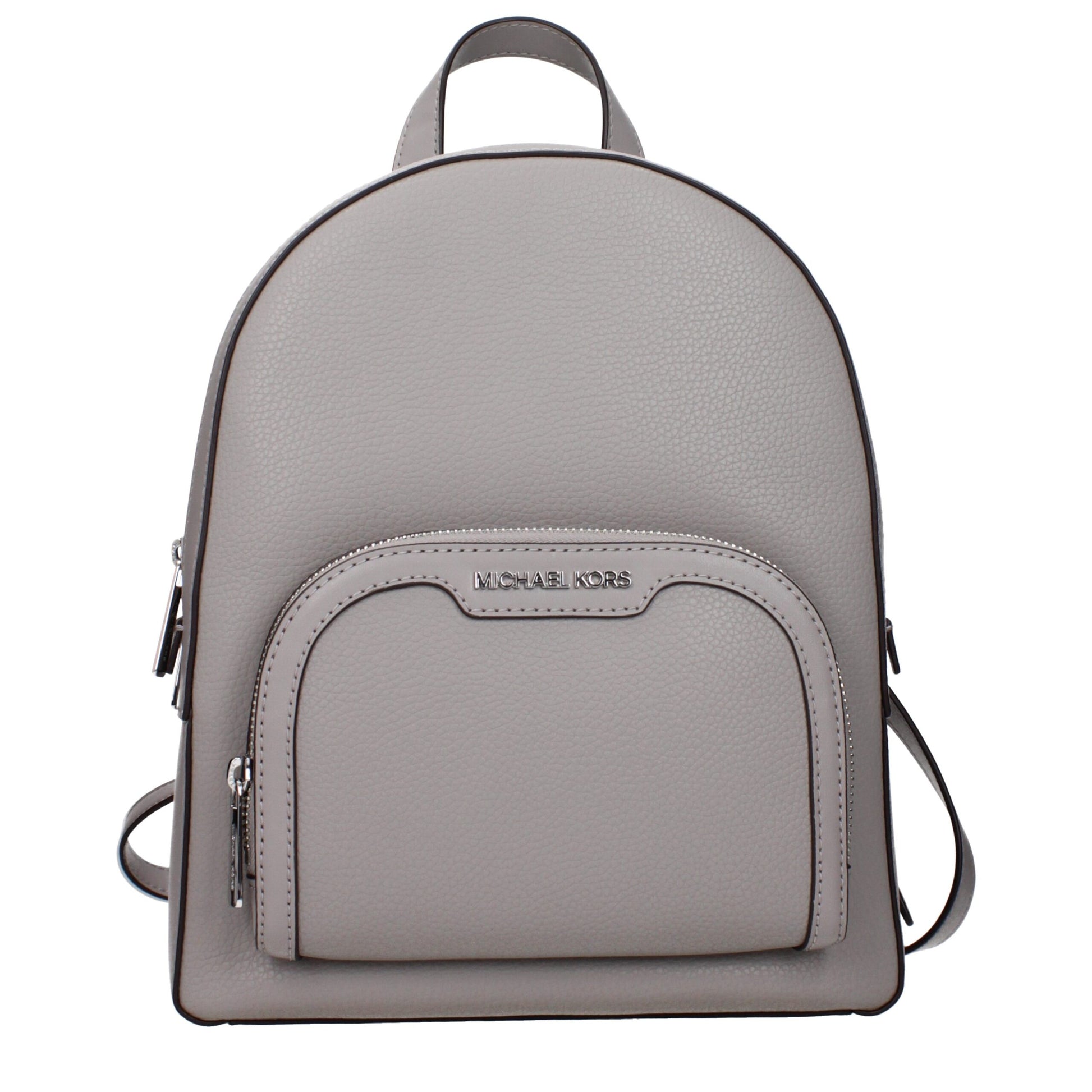 Michael Kors Gray Leather Backpack