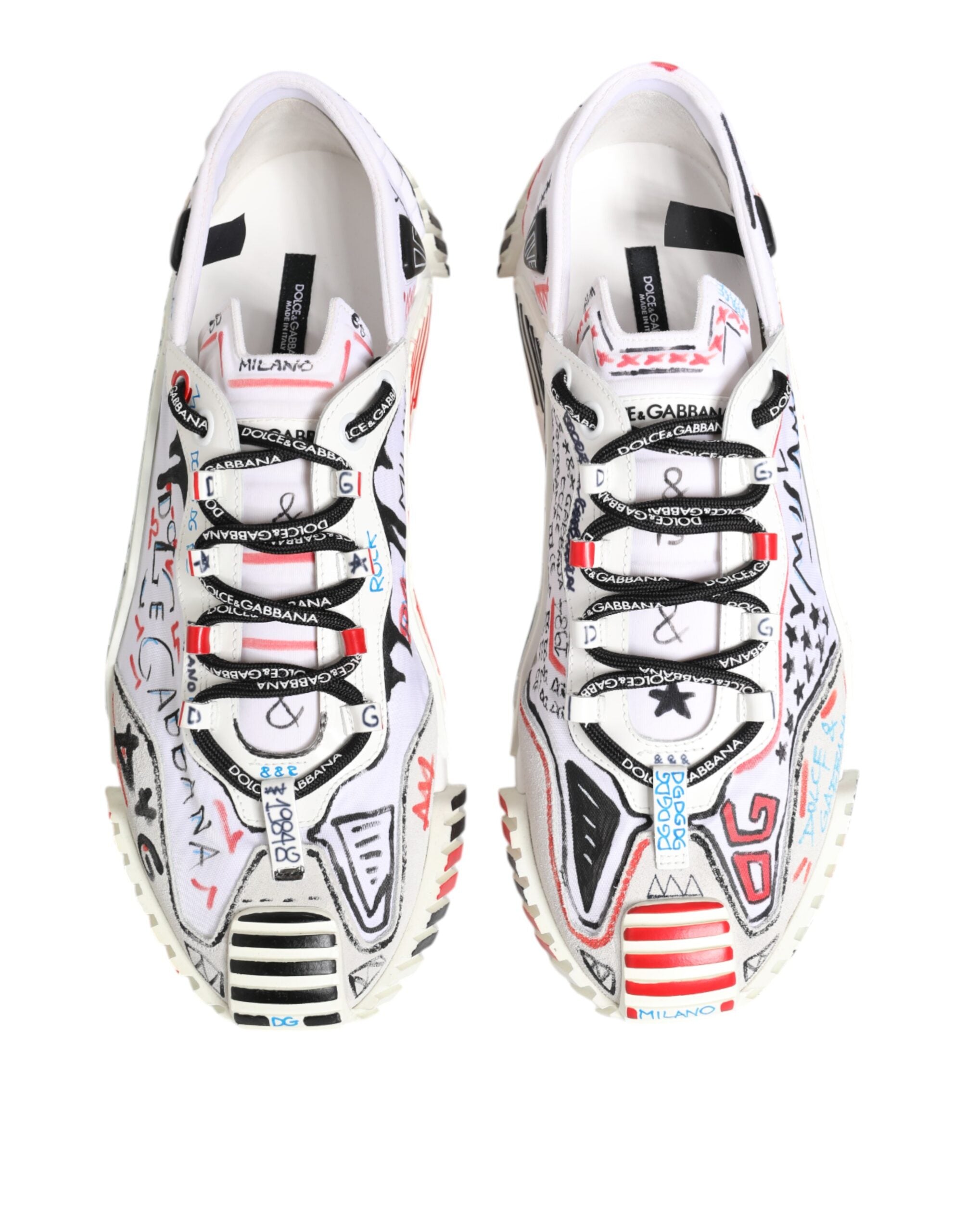 Dolce & Gabbana Multicolor Low Top NS1 Herren Sneakers Schuhe