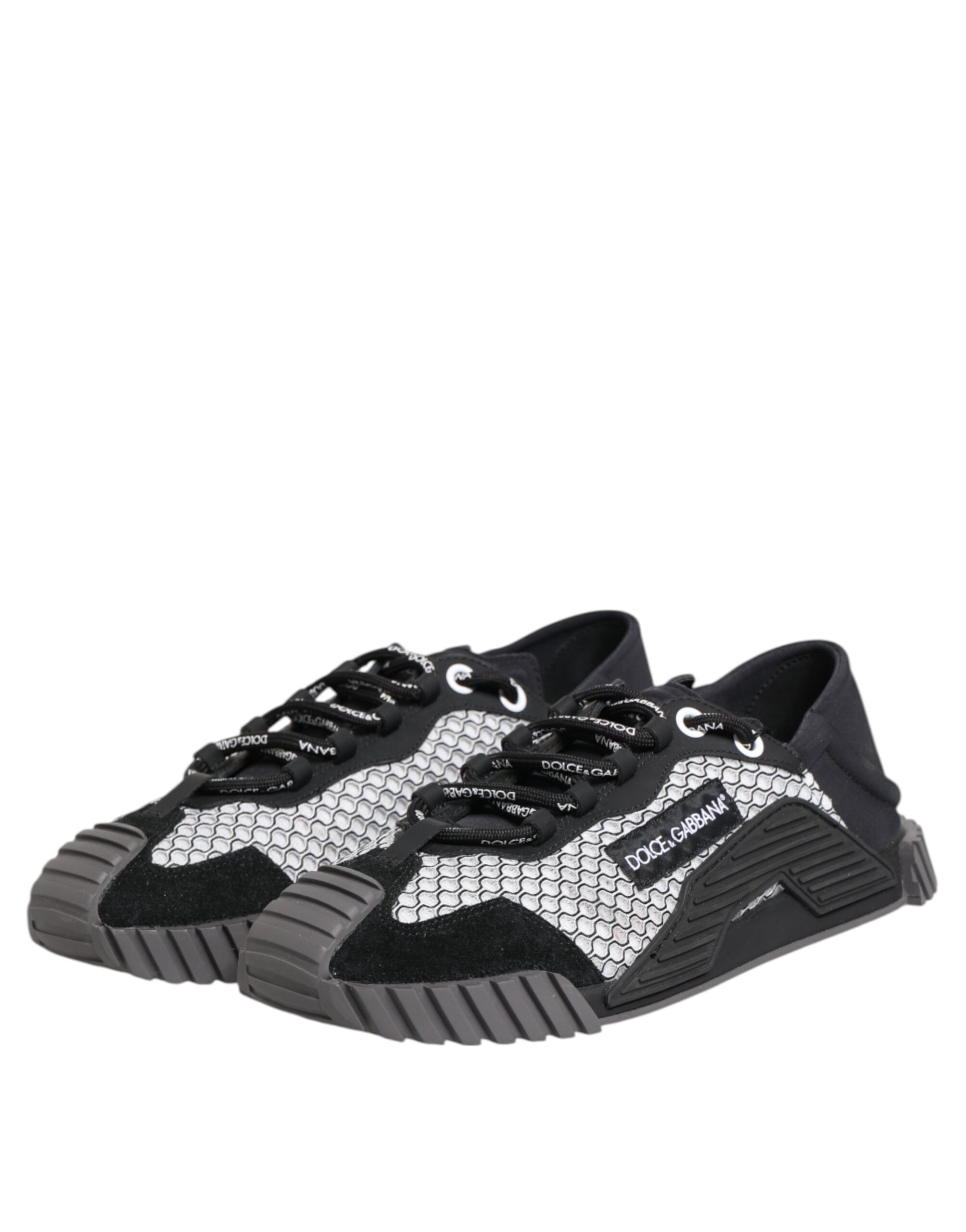 Dolce & Gabbana – Mehrfarbige Low-Top-Sneakers „NS1“ mit Schnürung