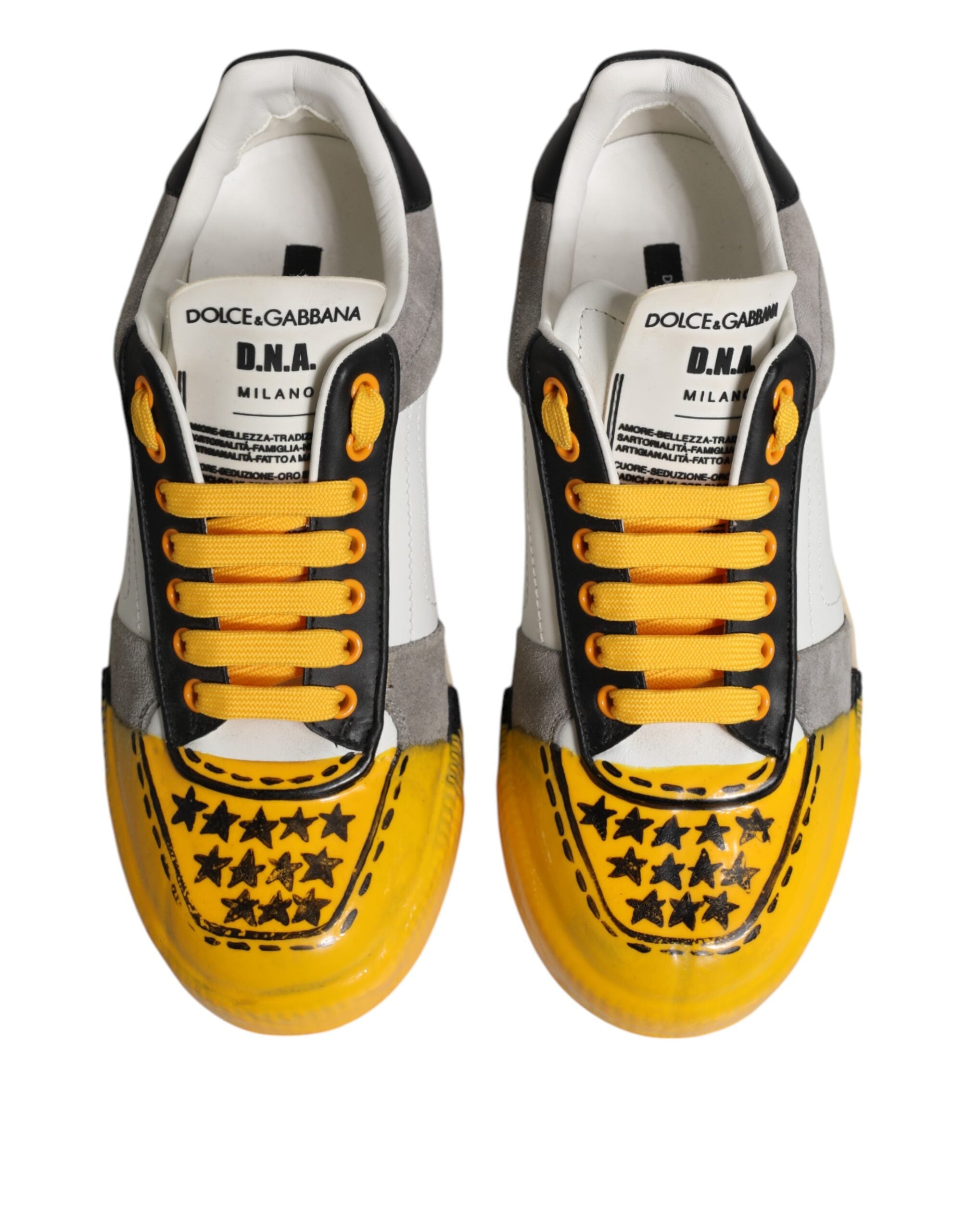 Dolce & Gabbana Mehrfarbige MIAMI Low Top Sneakers Schuhe