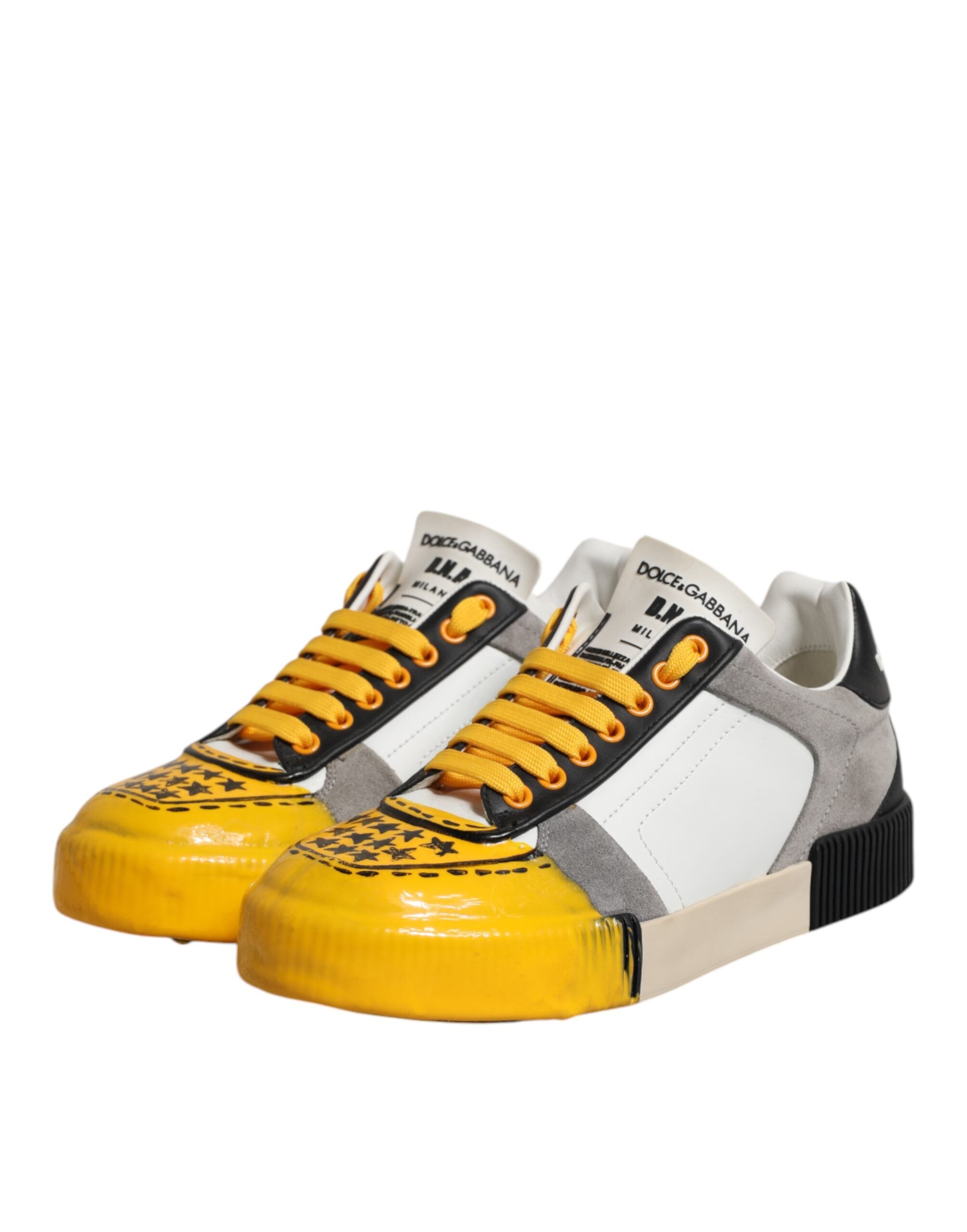 Dolce & Gabbana Mehrfarbige MIAMI Low Top Sneakers Schuhe
