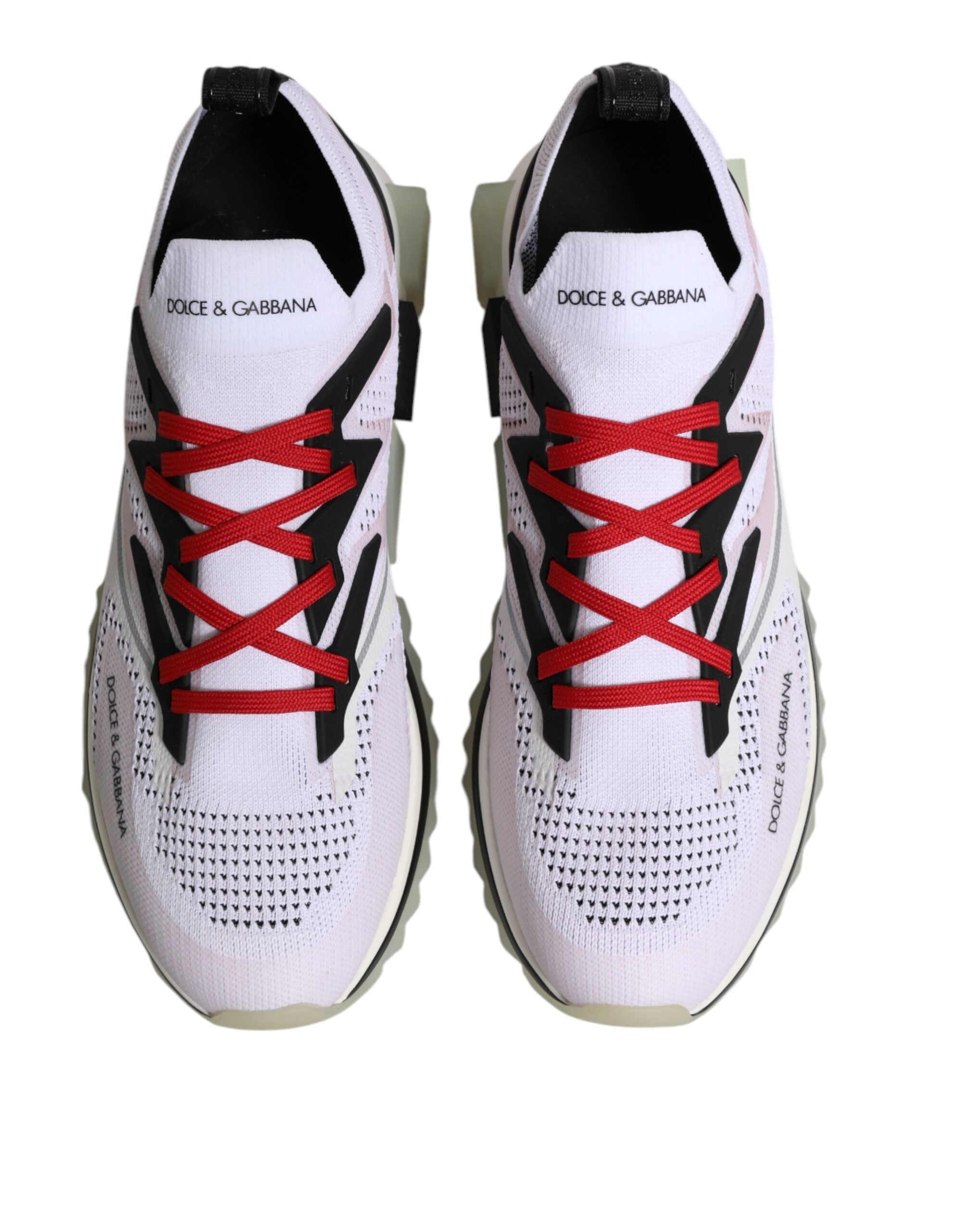 Dolce & Gabbana Weiße SORRENTO Sport Stretch Sneakers Schuhe