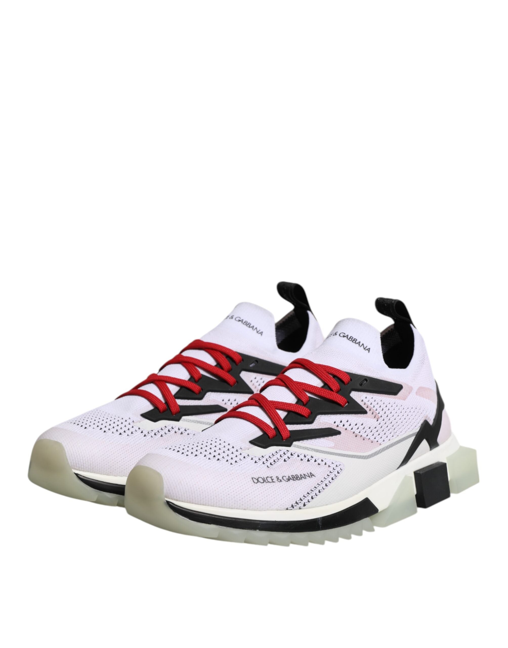 Dolce & Gabbana Weiße SORRENTO Sport Stretch Sneakers Schuhe