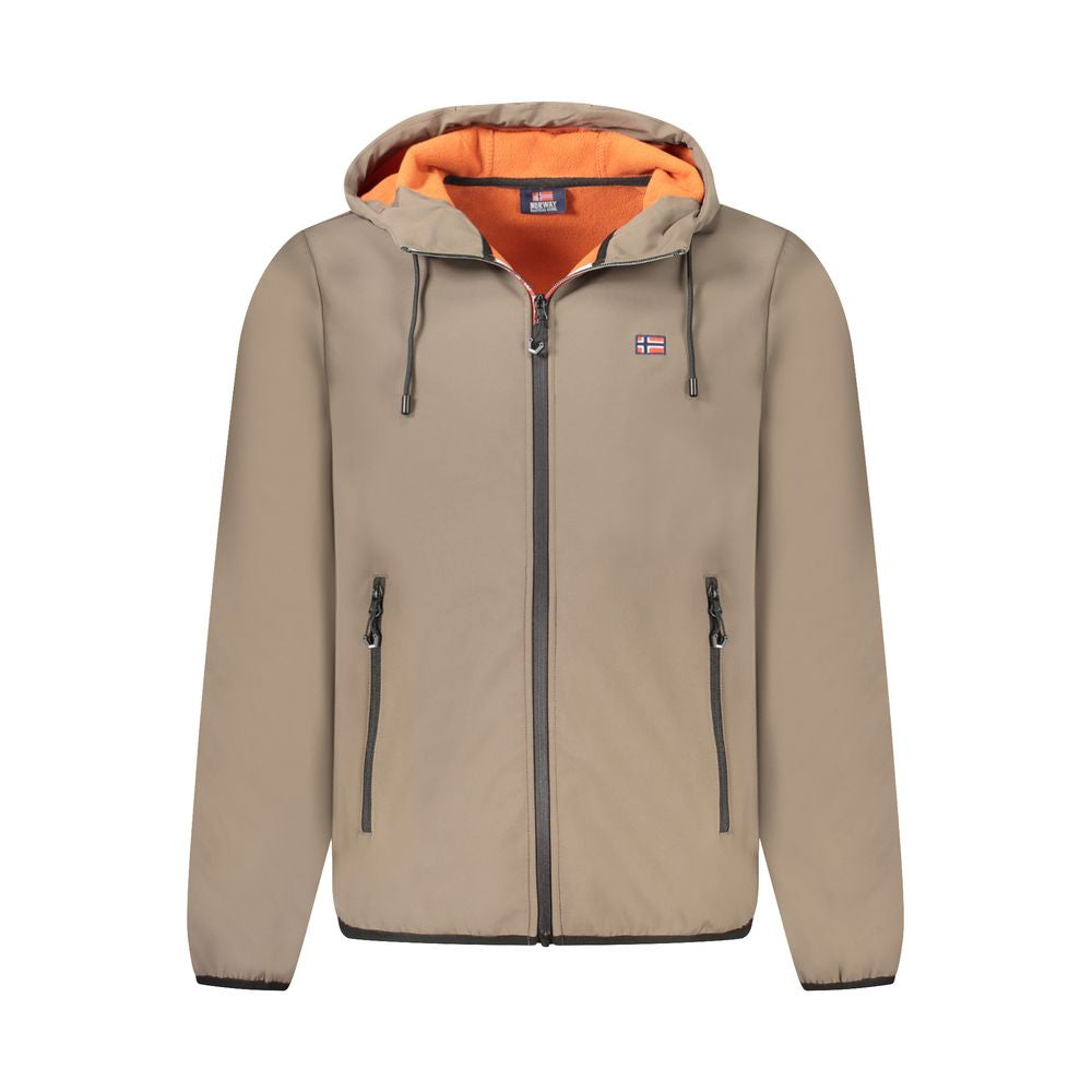Veste homme en polyester marron Norvège 1963