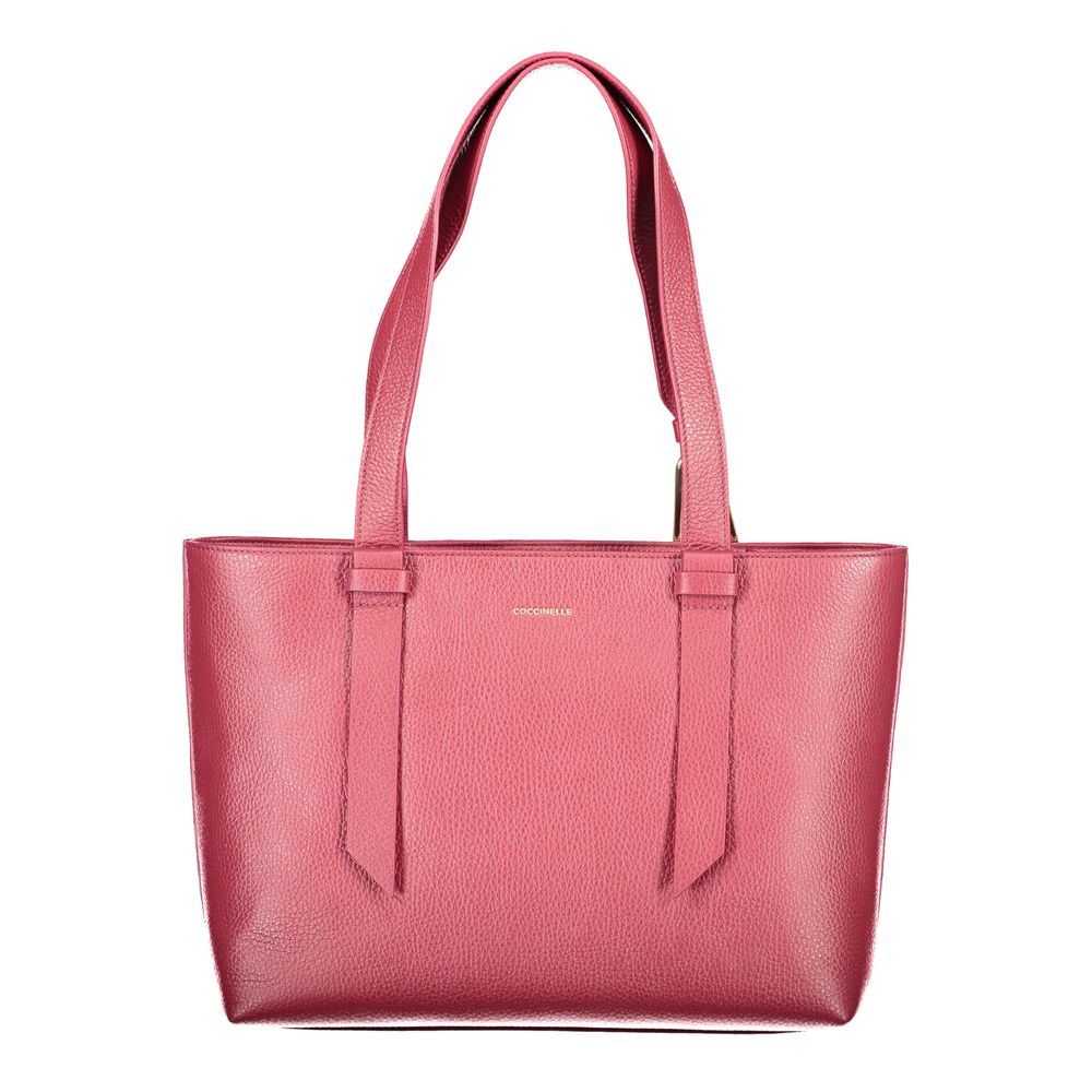 Sac à main pour femme en cuir violet Coccinelle