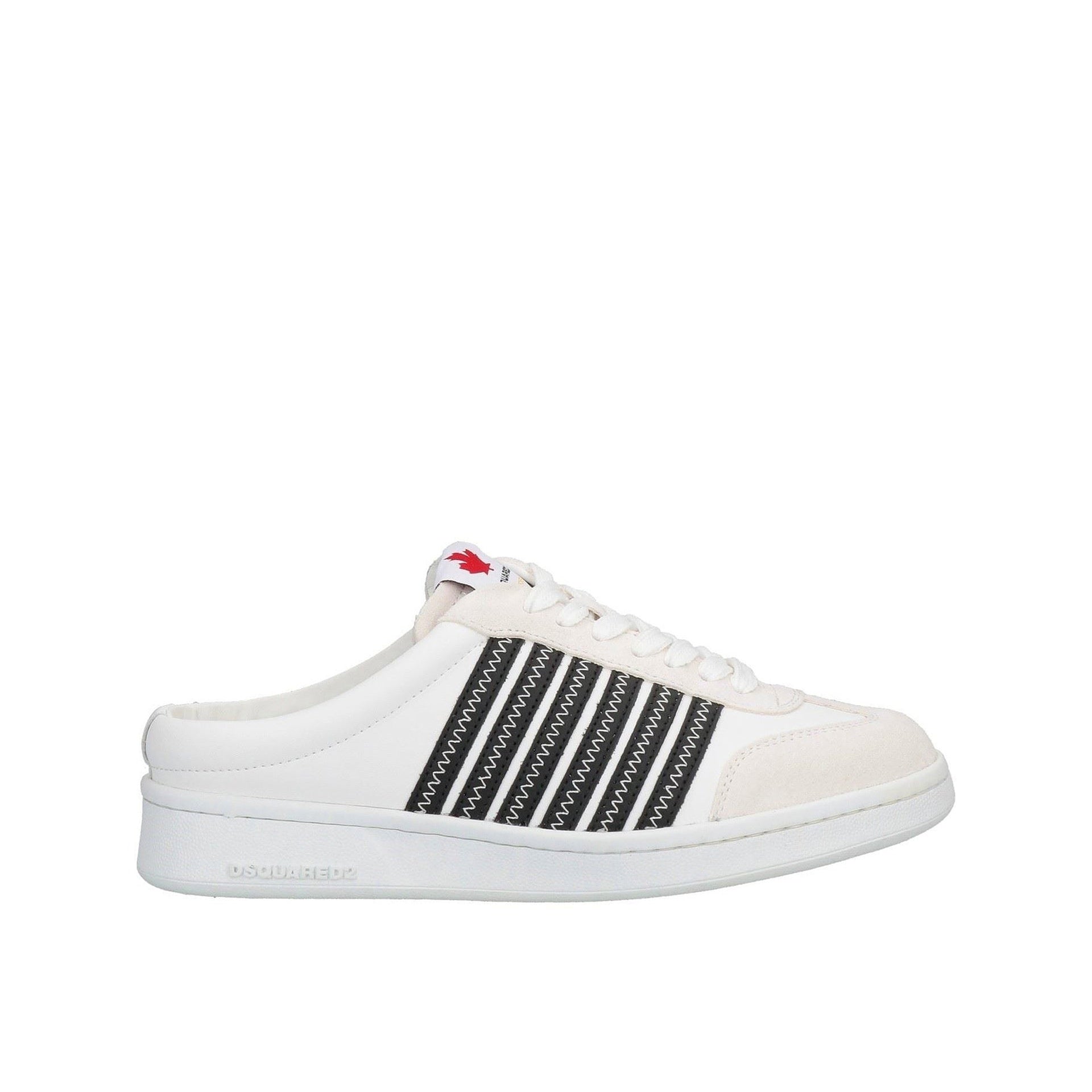 Dsquared2 Open Back Leather Sneakers