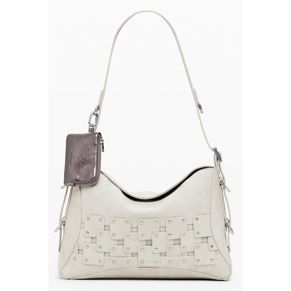 Sac à main Desigual beige en polyéthylène pour femme