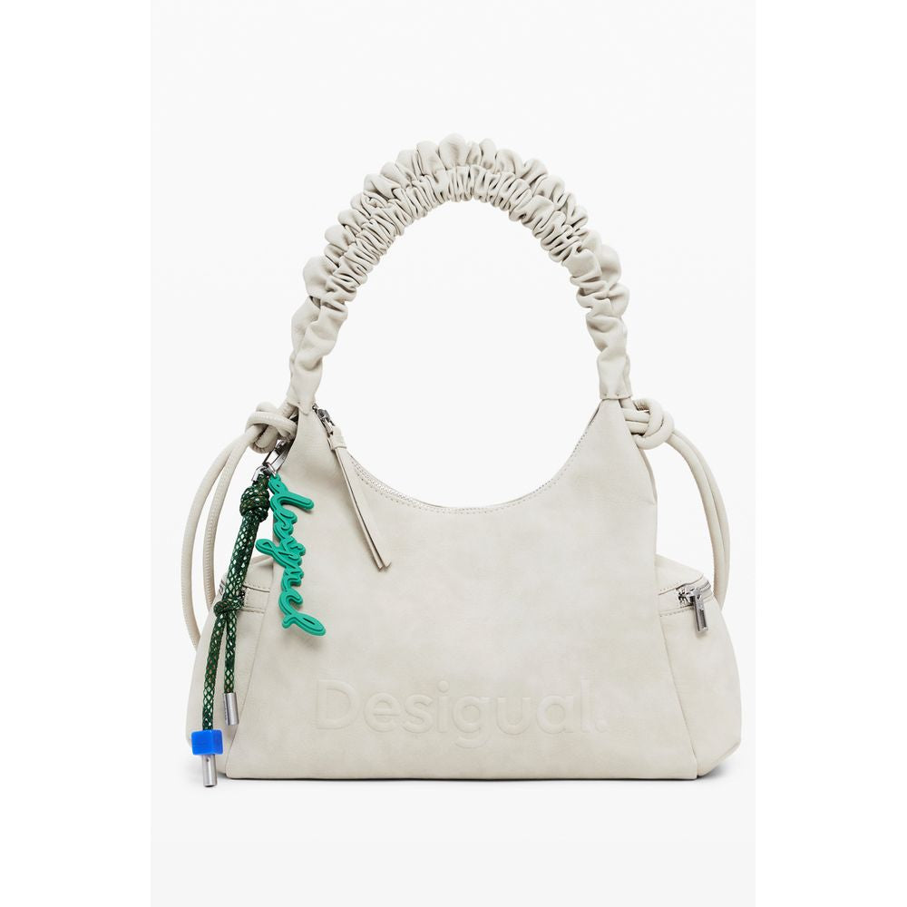 Sac à main Desigual beige en polyéthylène pour femme