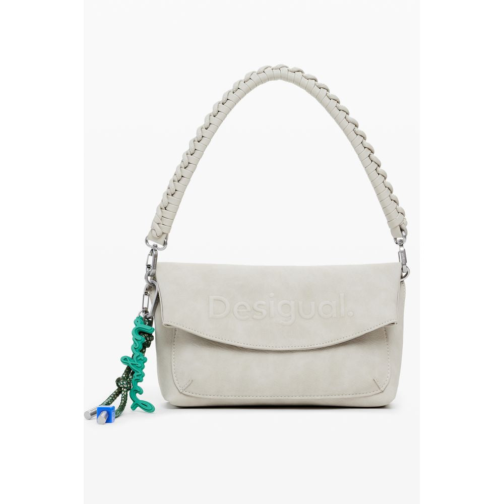 Sac à main Desigual beige en polyéthylène pour femme