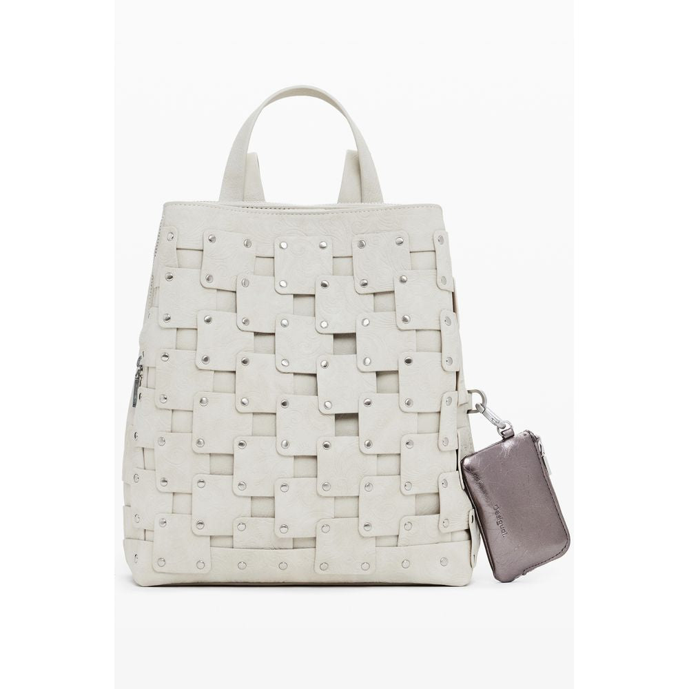 Sac à dos Desigual beige en polyéthylène pour femme