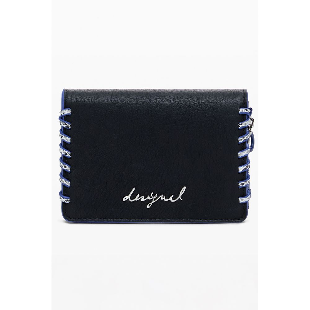 Desigual « Portefeuille femme en polyéthylène noir »