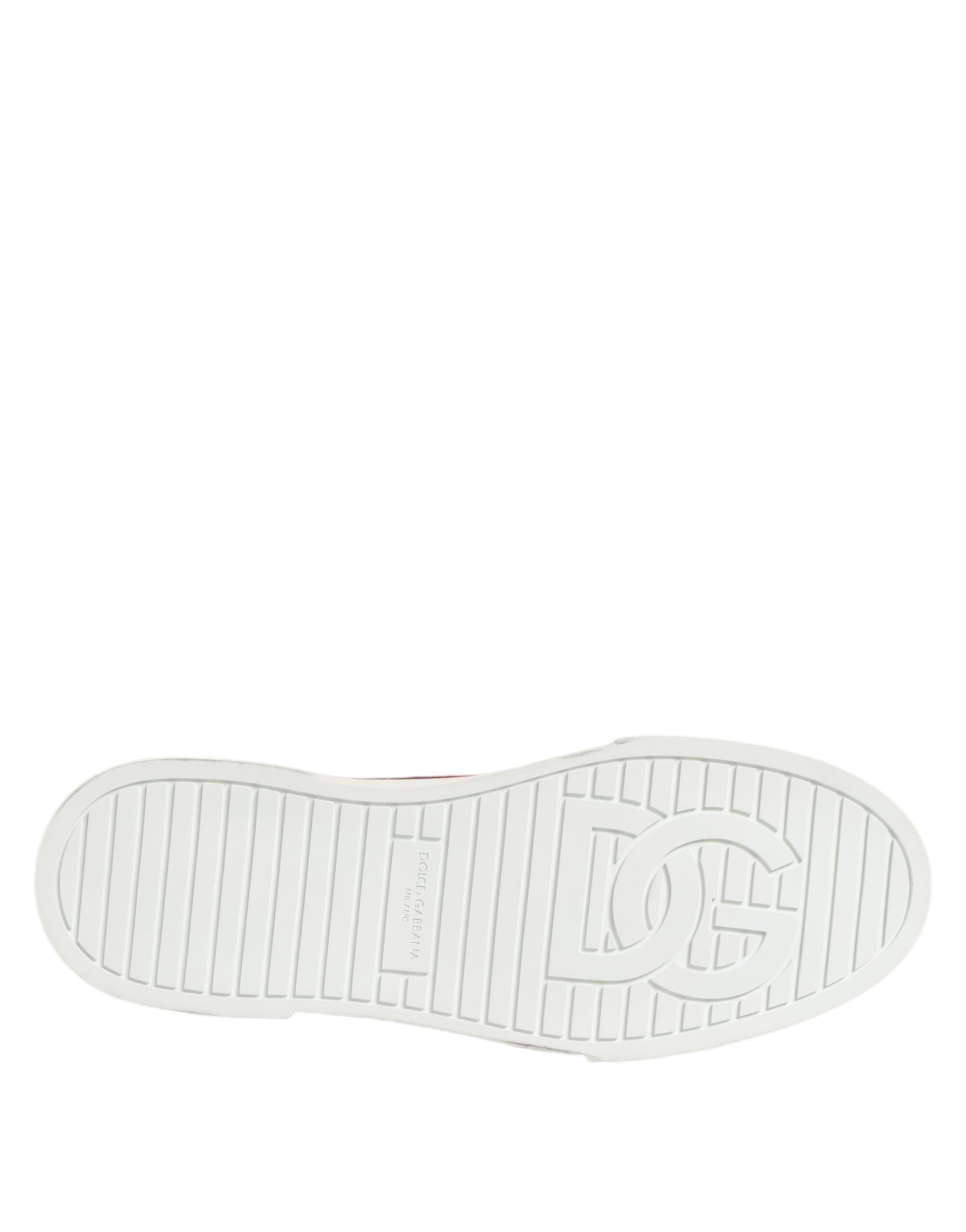 Dolce & Gabbana Multicolor Cotton High Top Men Sneakers Shoes