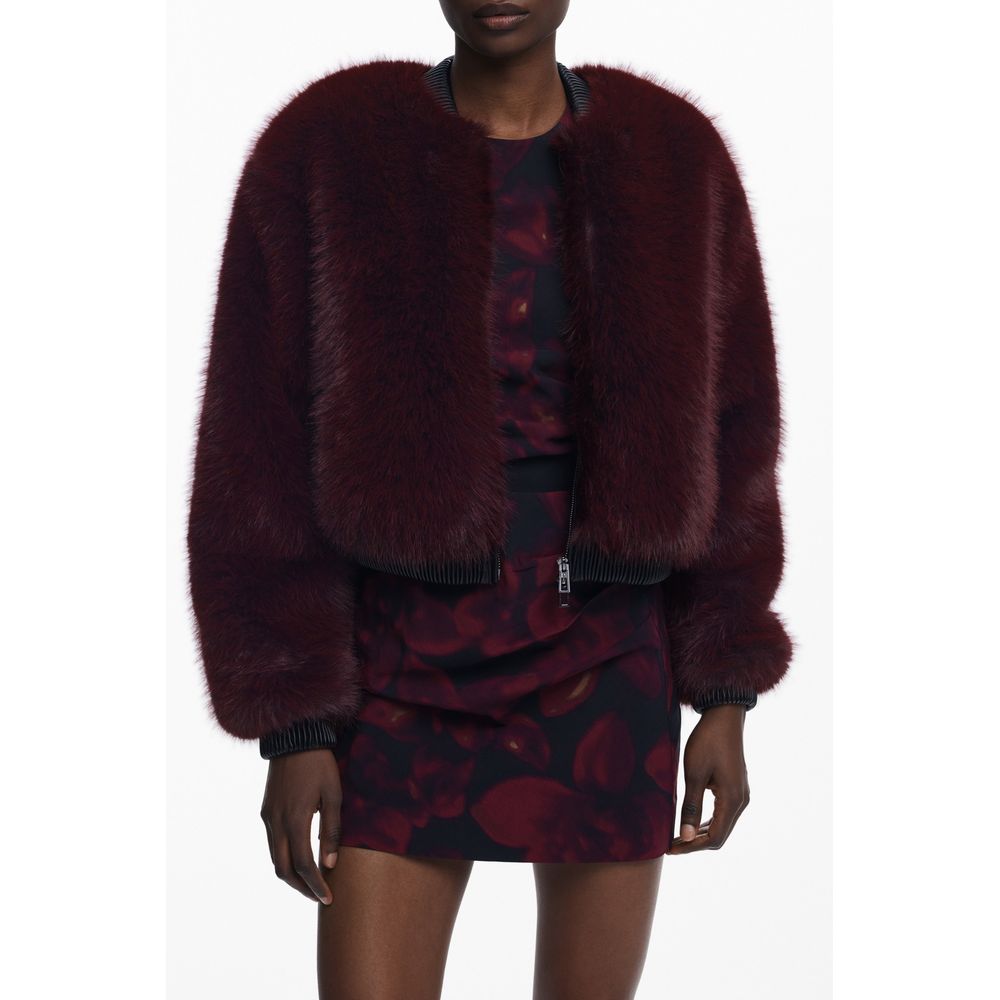 Veste femme Desigual en polyester rouge