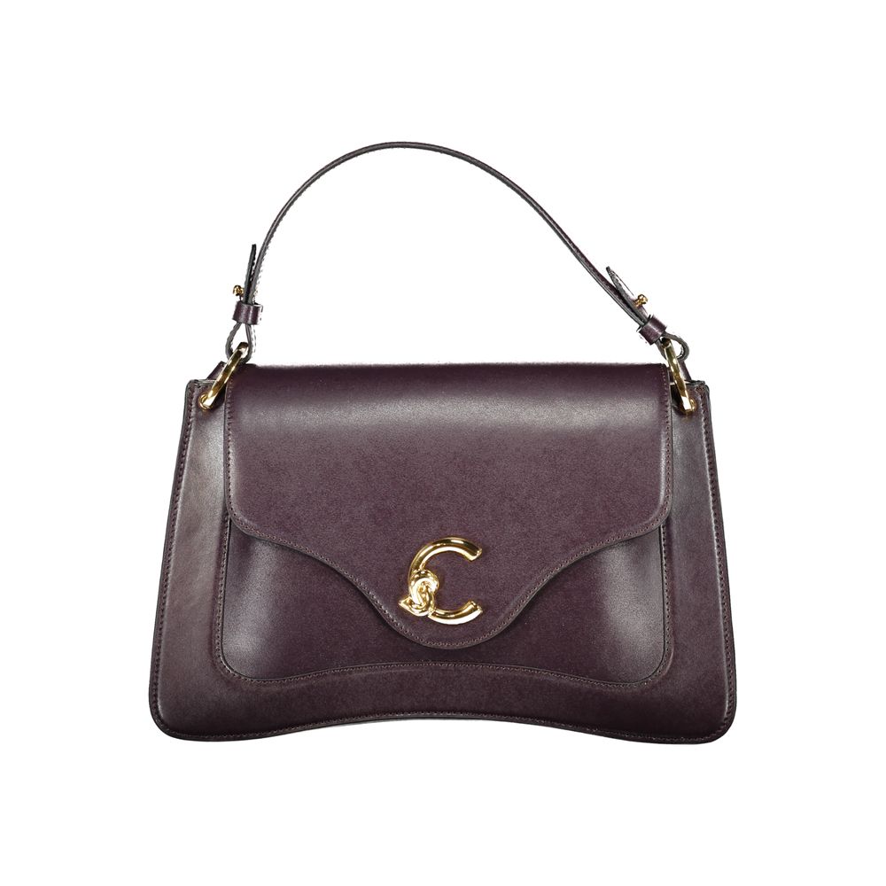 Sac à main en cuir violet Coccinelle