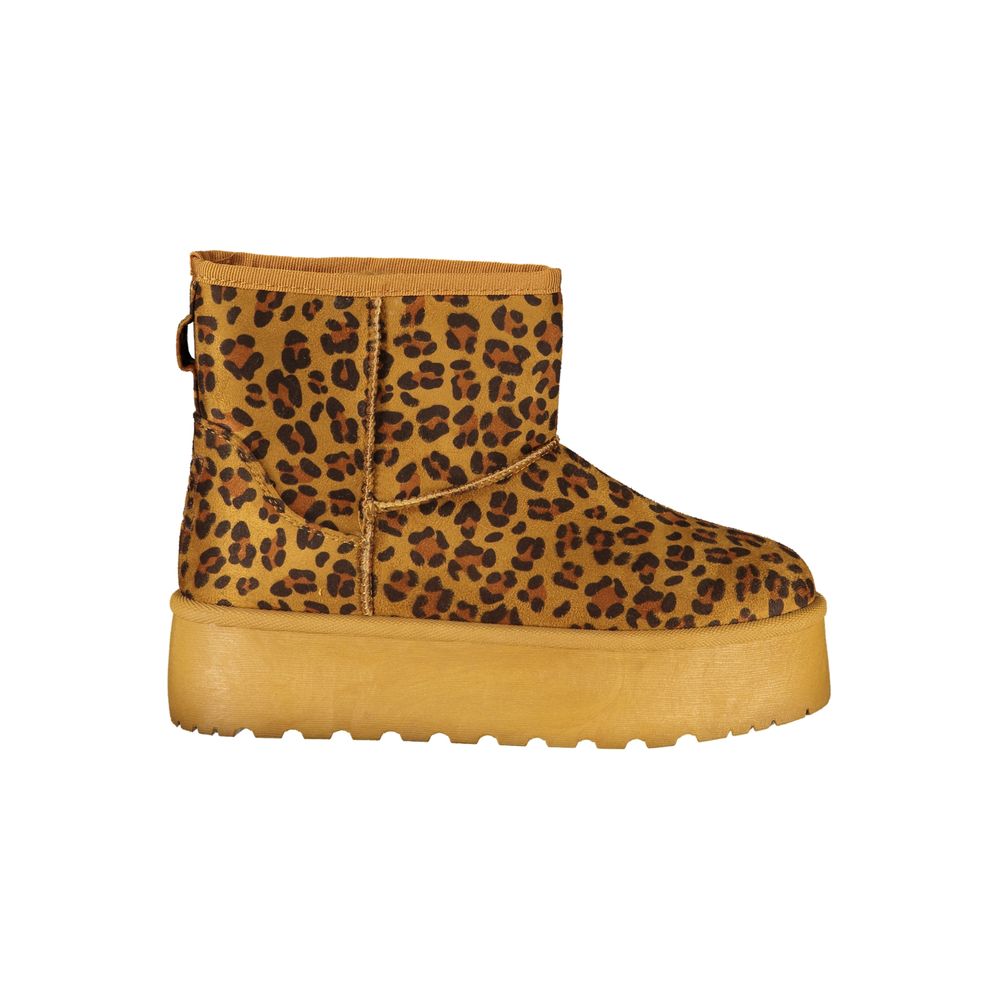 Bottes pour femmes en polyester marron Laura Biagiotti
