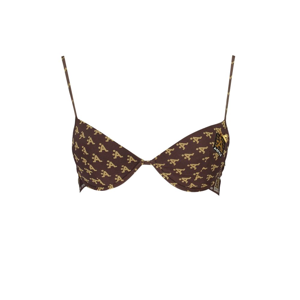 Sous-vêtements en nylon marron de style A
