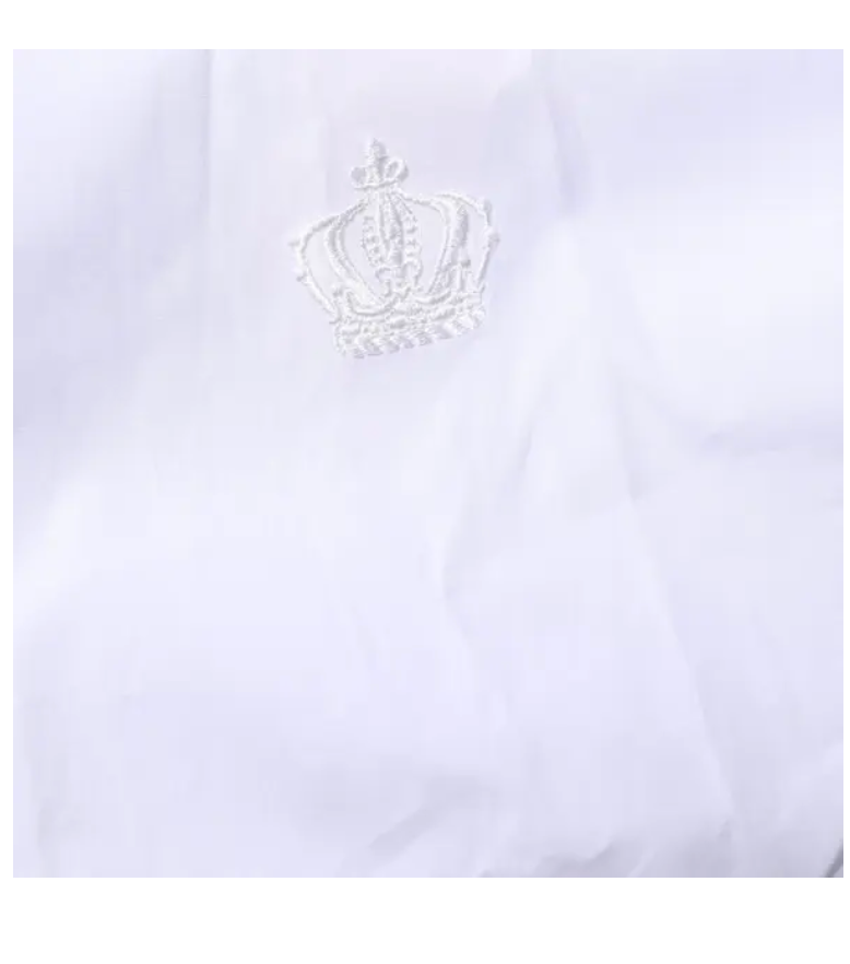 Dolce & Gabbana White Cotton GOLD Mens Dress Formal Shirt