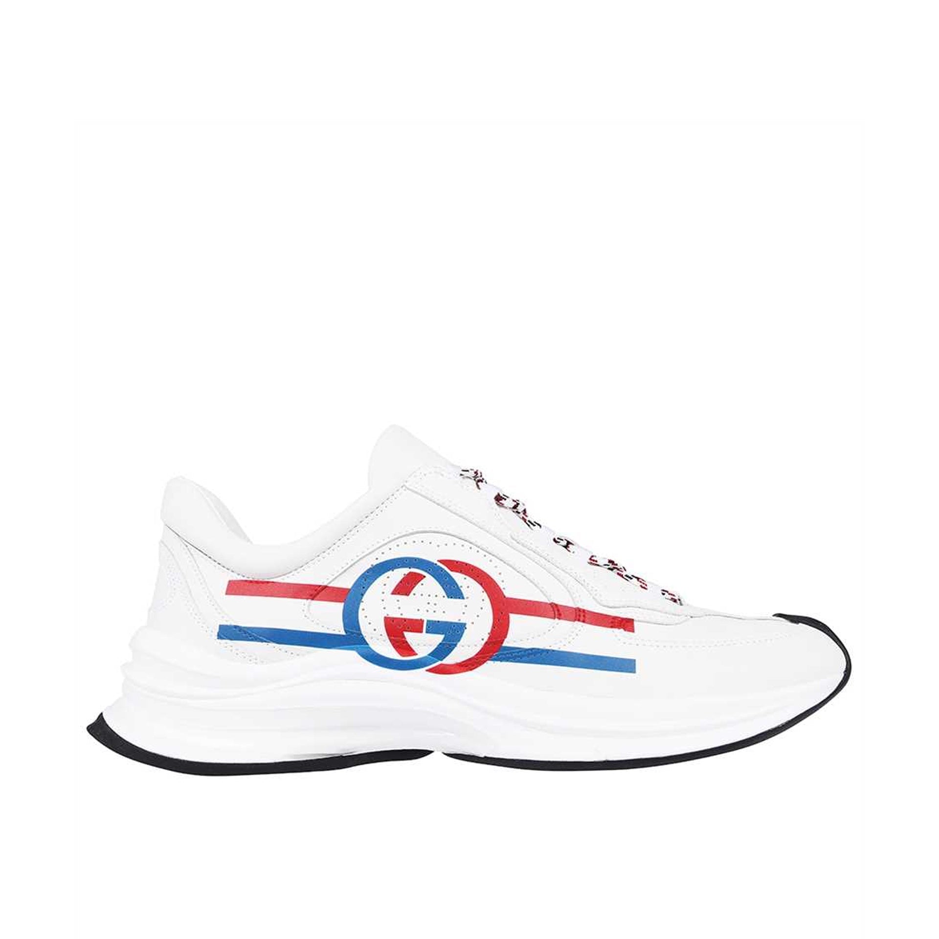 Gucci Run Leather Sneakers - MEN SHOES - GUCCI - Tluxy New