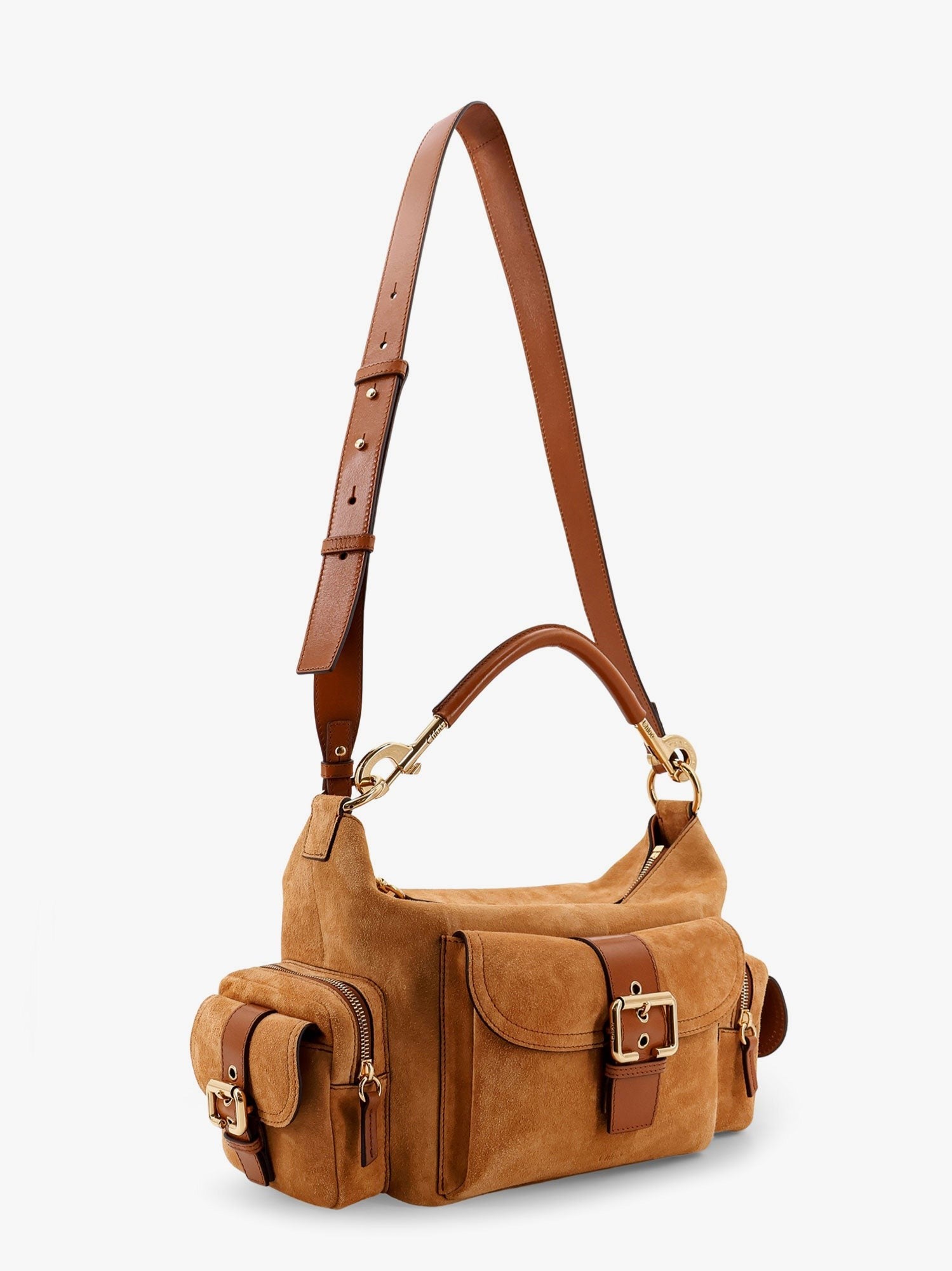 CHLOE' Camera bag suede shoulder bag