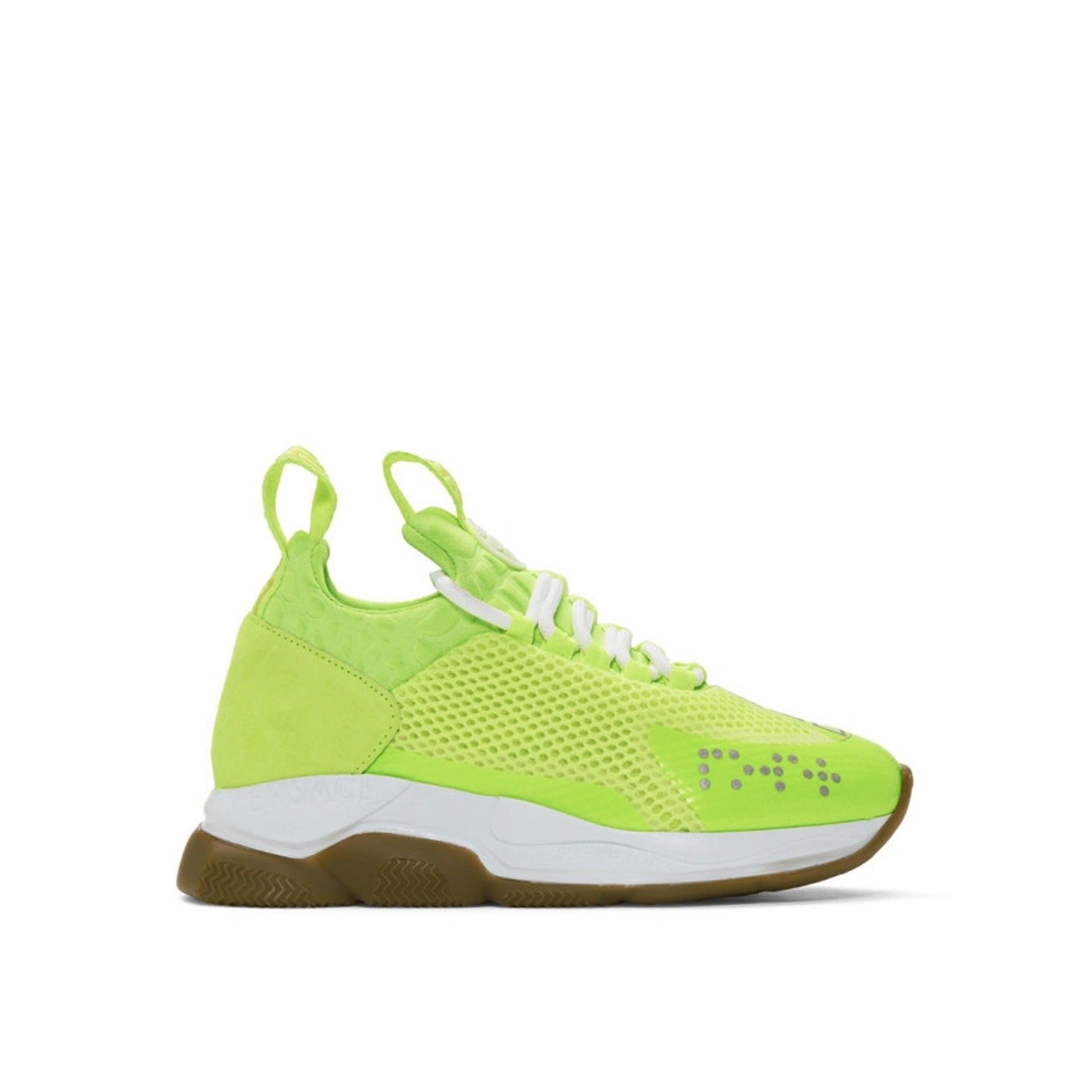 Versace SS19 Neon "Cross Chainer" Sneakers - MEN SHOES - VERSACE - Tluxy New