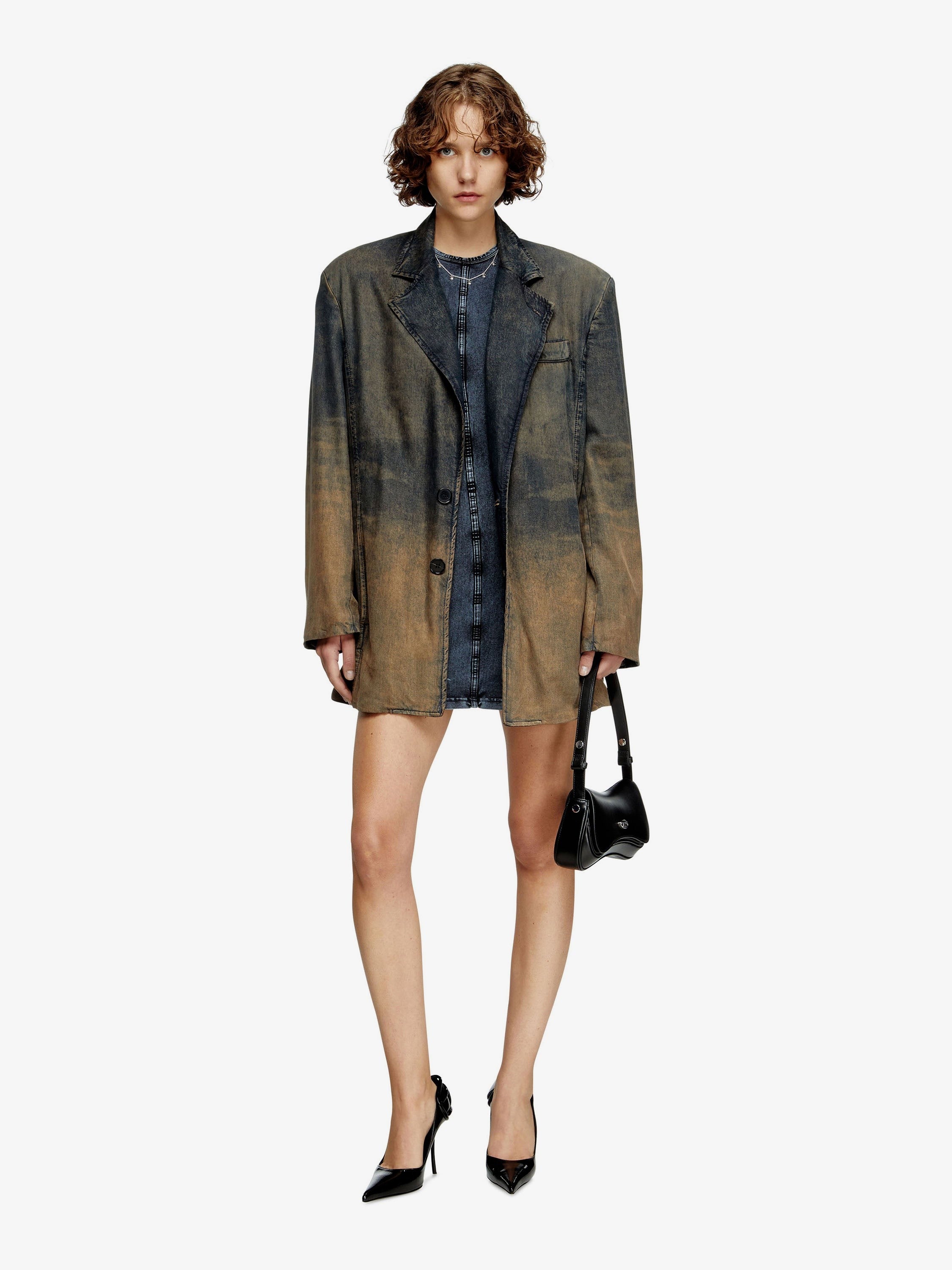 Diesel D-Cupsleeves stretch cotton short dress
