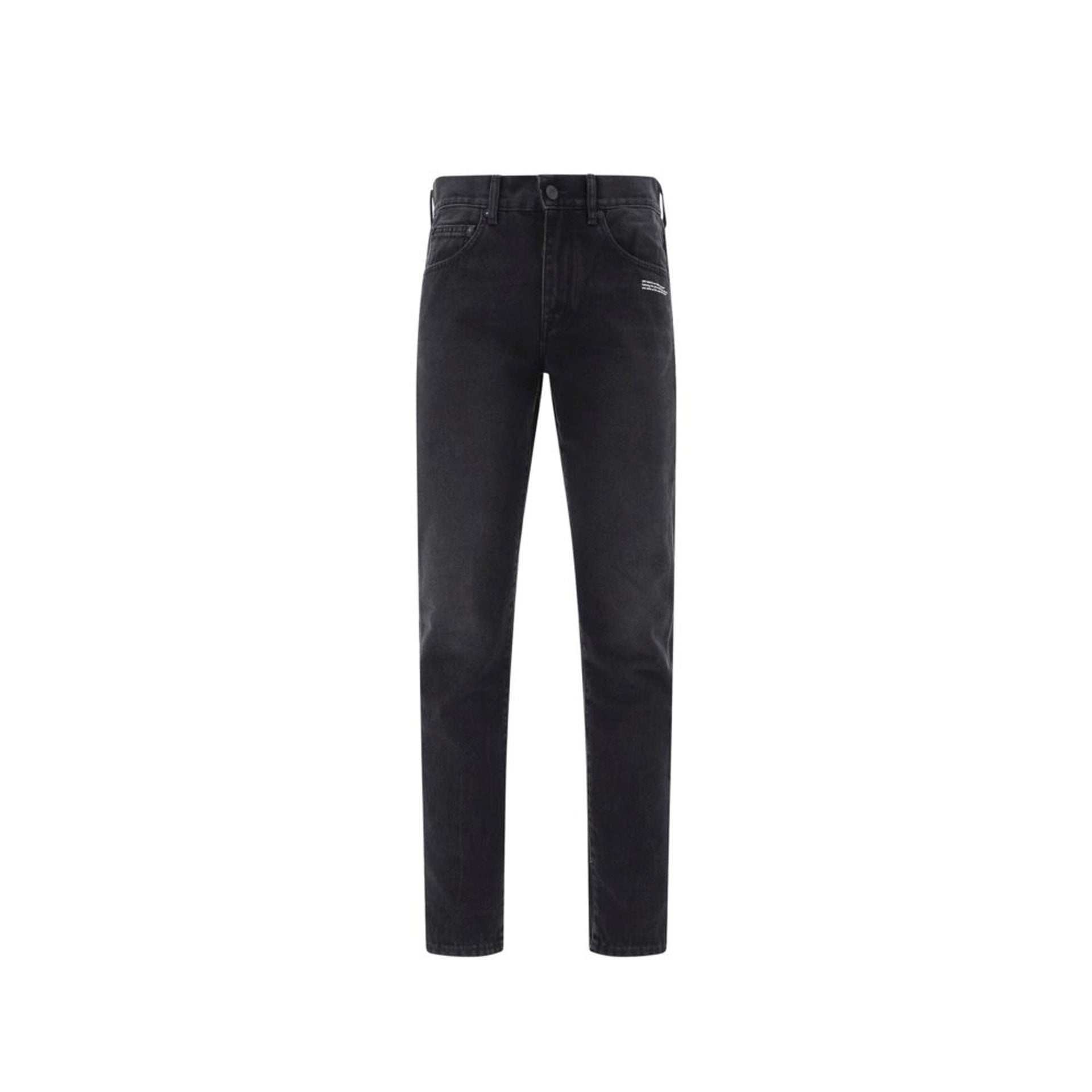 Off-White Cotton Denim Jeans