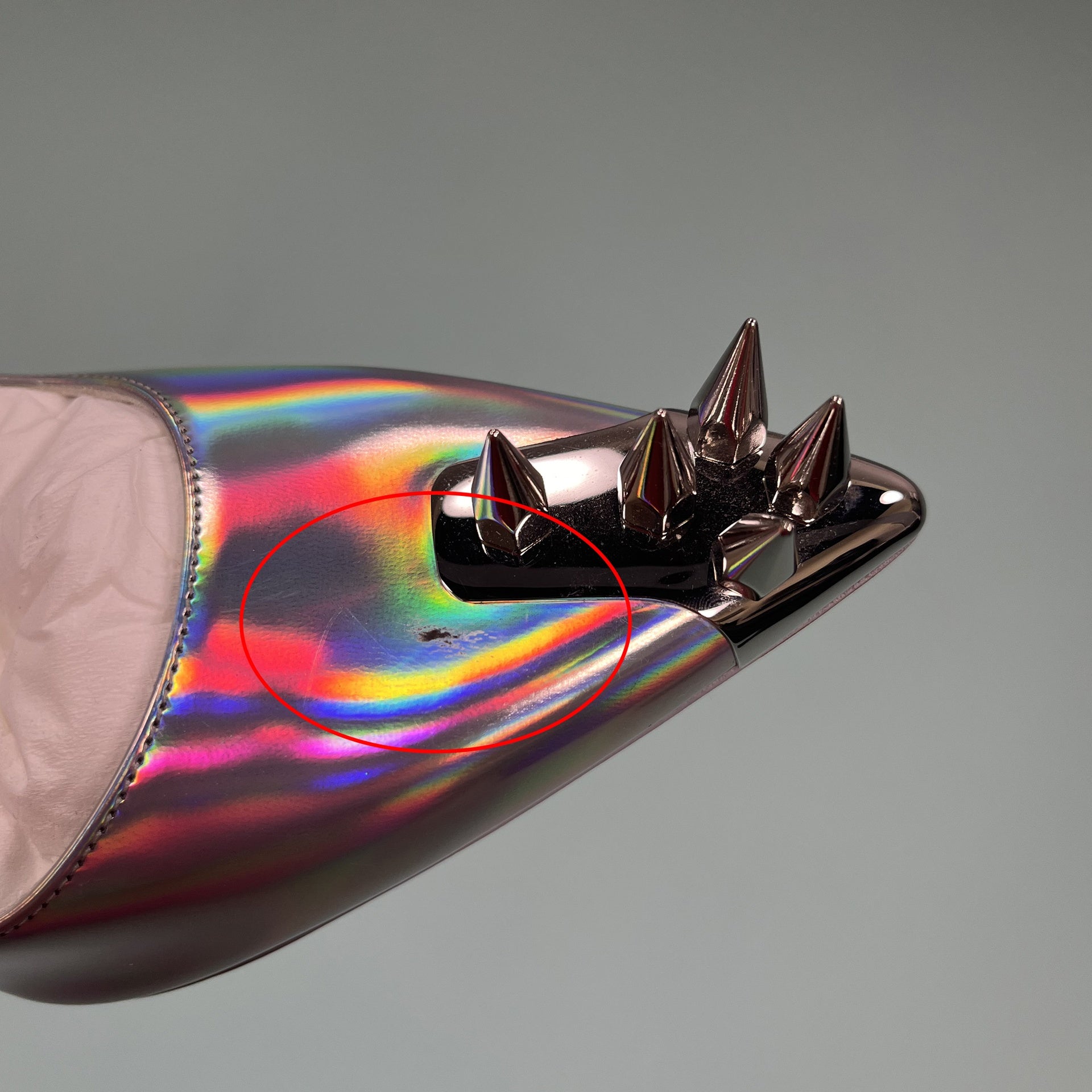 Alexander Mcqueen Punk Studs Leather Pumps