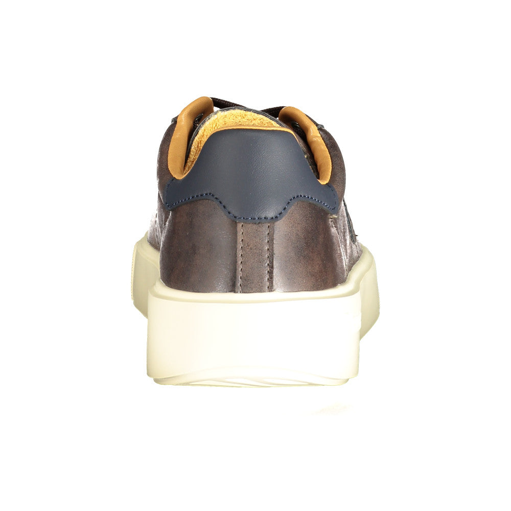 Blauer brown men's sneakers with contrasting details
