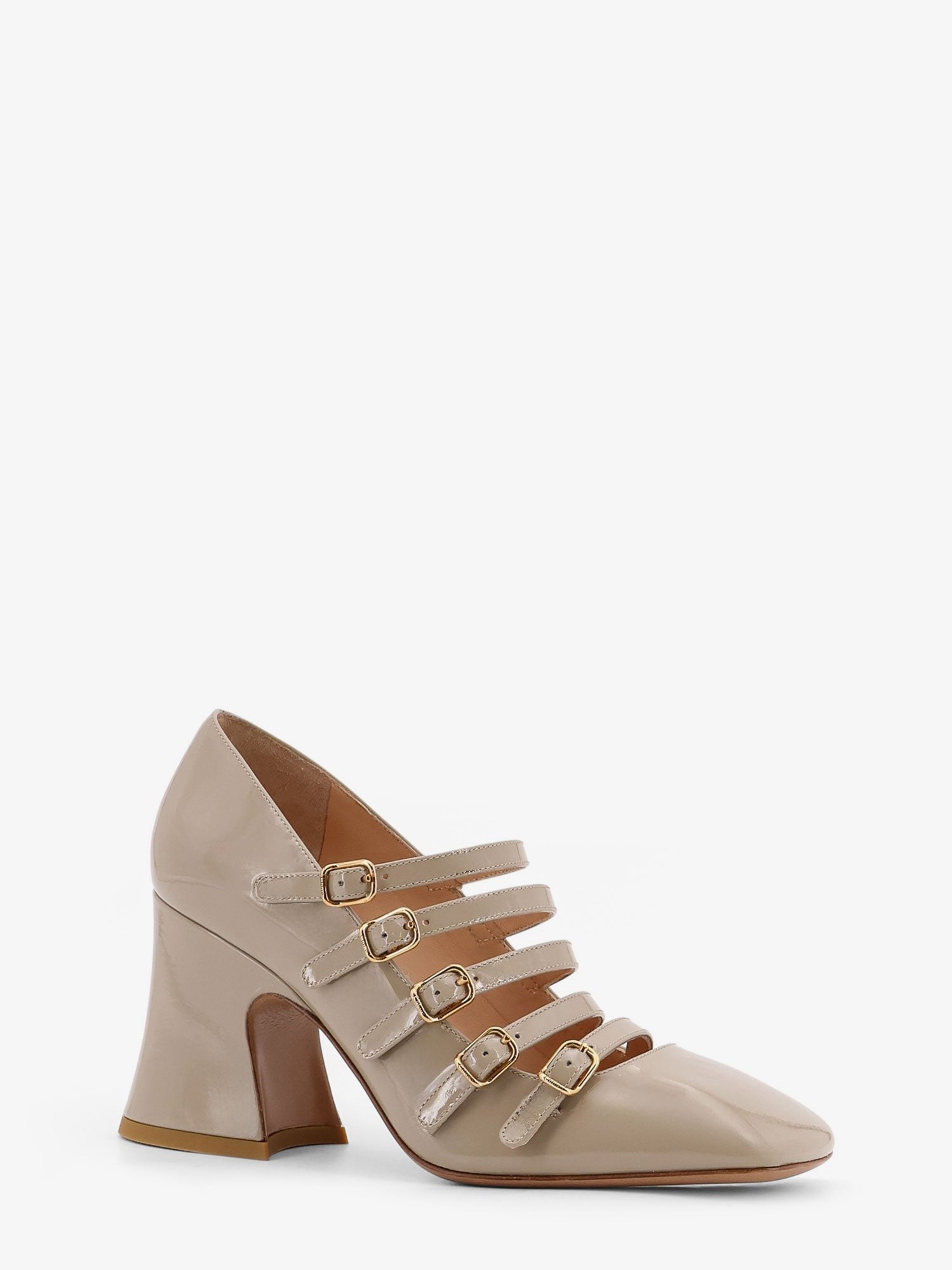 CHLOE' Janis patent leather decolleté