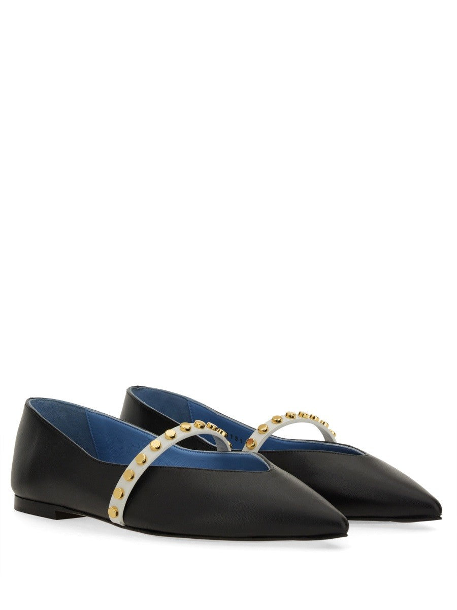 Alexander Mcqueen LEATHER BALLERINA