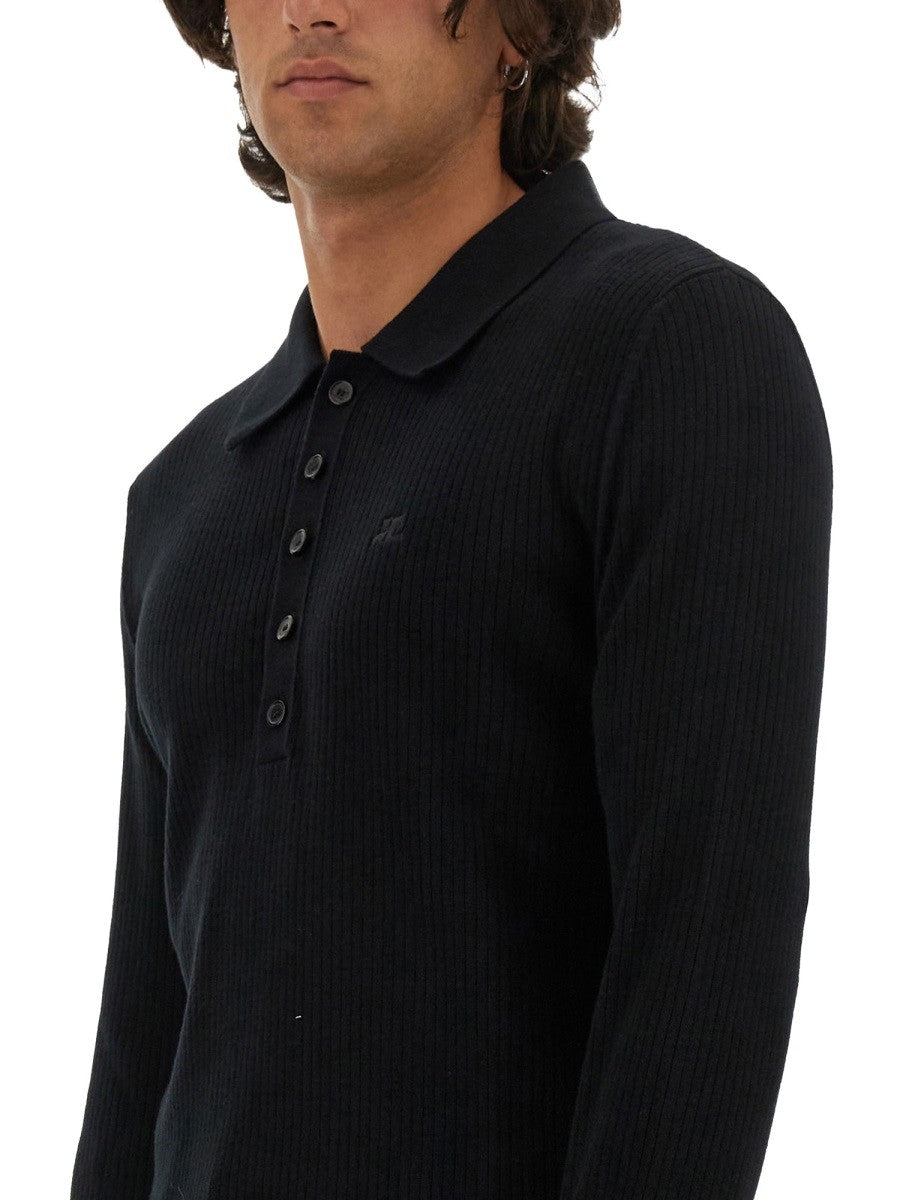 COURREGES POLO WITH LOGO