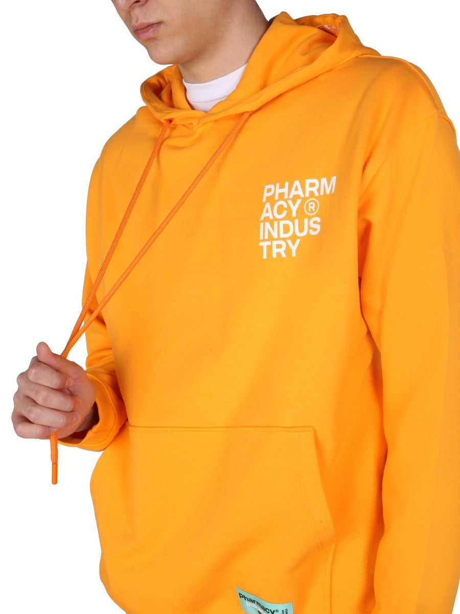 PHARMACY INDUSTRY SWEATSHIRT WITH LOGO PRINT
