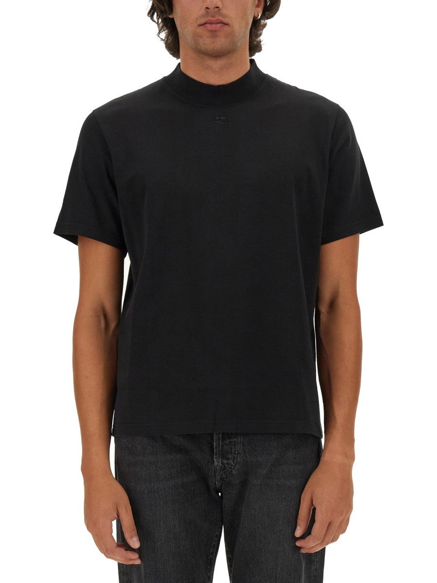 COURREGES T-SHIRT WITH LOGO