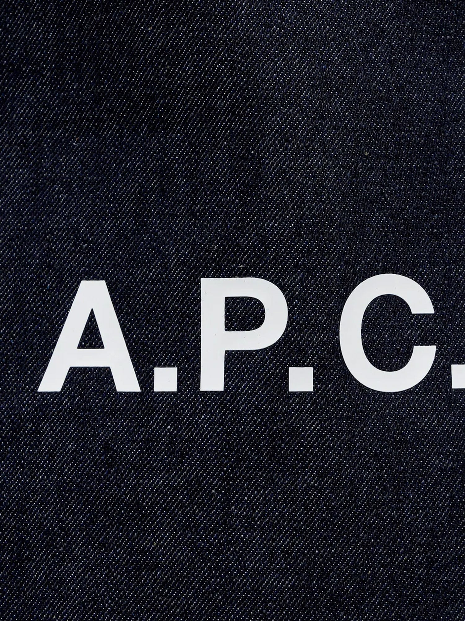 A.P.C. Tote Ninon Small denim shopping bag