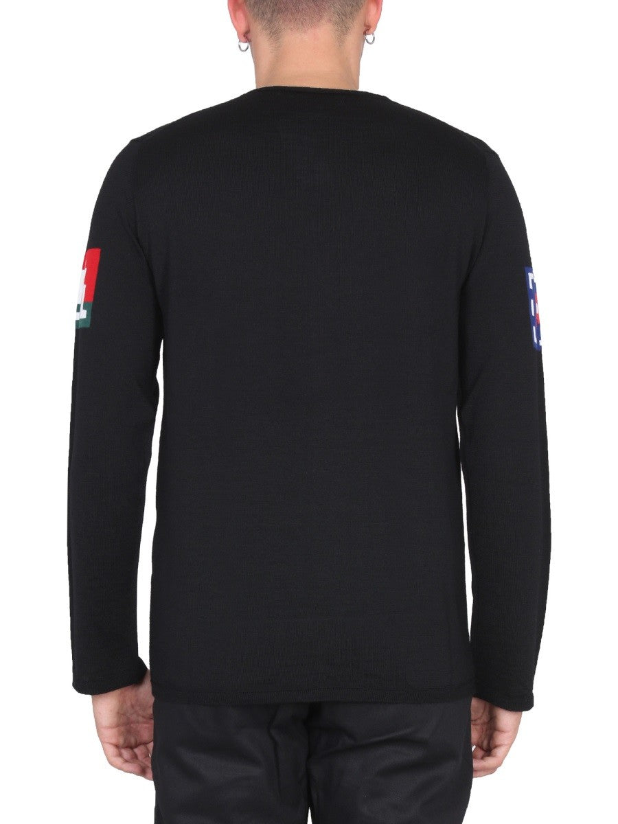 COMME DES GARCONS SHIRT WOOL JERSEY.