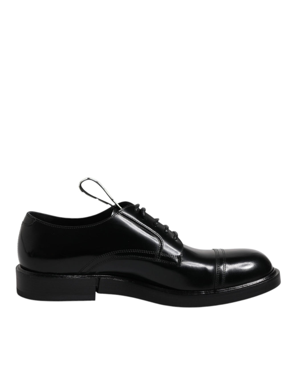 Stylish luxury men's dress shoes crafted in shiny black leather for formal occasions