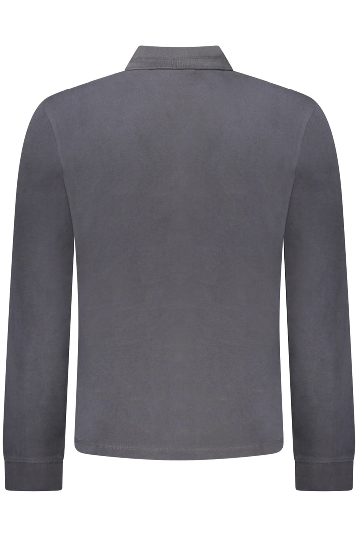 NAPAPIJRI MEN&#39;S LONG-SLEEVED POLO SHIRT BLACK