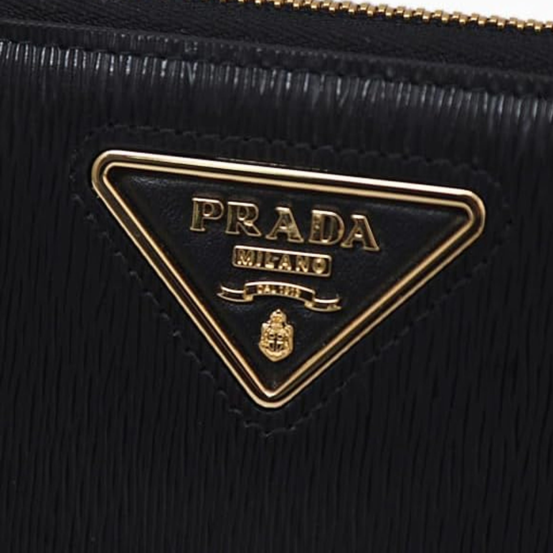 Prada Leather Logo Wallet