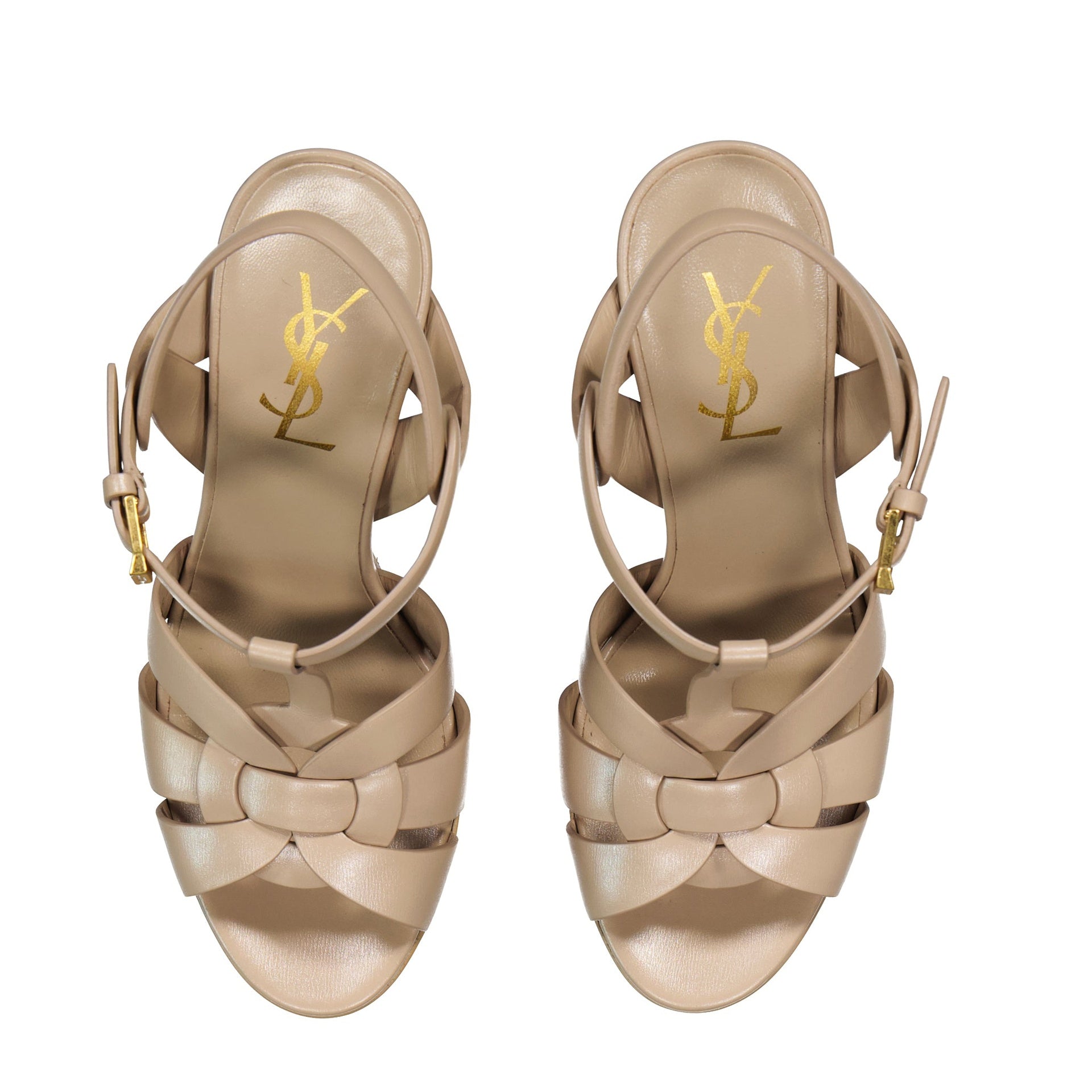 Saint Laurent Tribute Leather Sandals