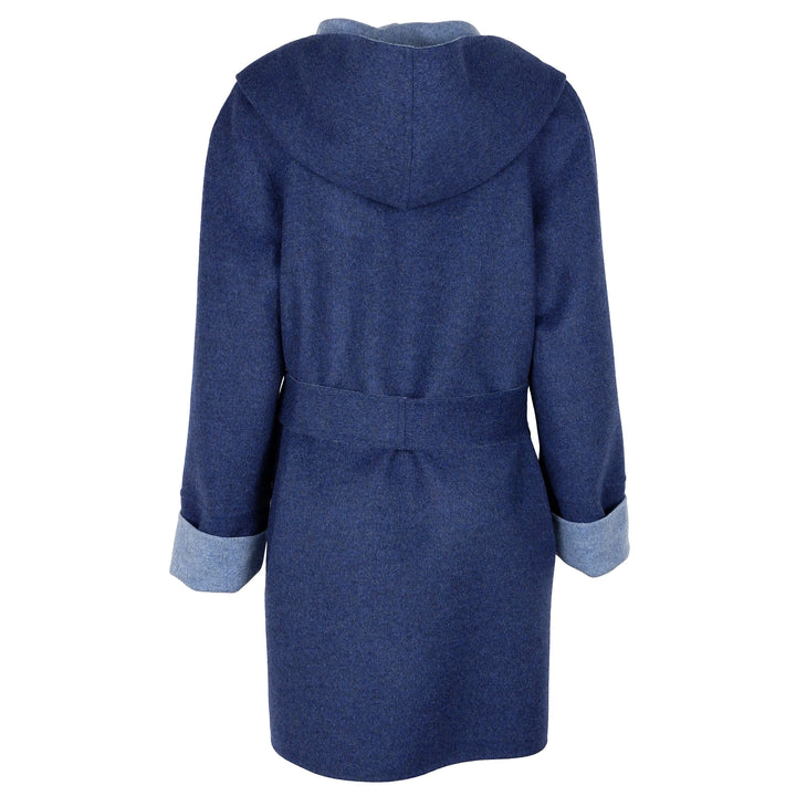 Loro Piana Fabric Coats Blue Woman
