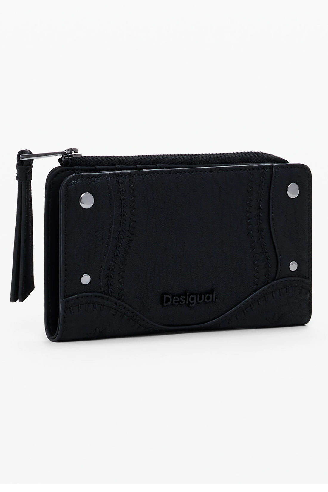 DESIGUAL WOMEN&#39;S BLACK WALLET