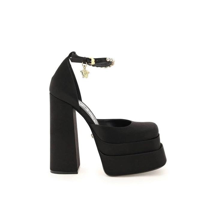 Versace Silk Satin Platform Pumps