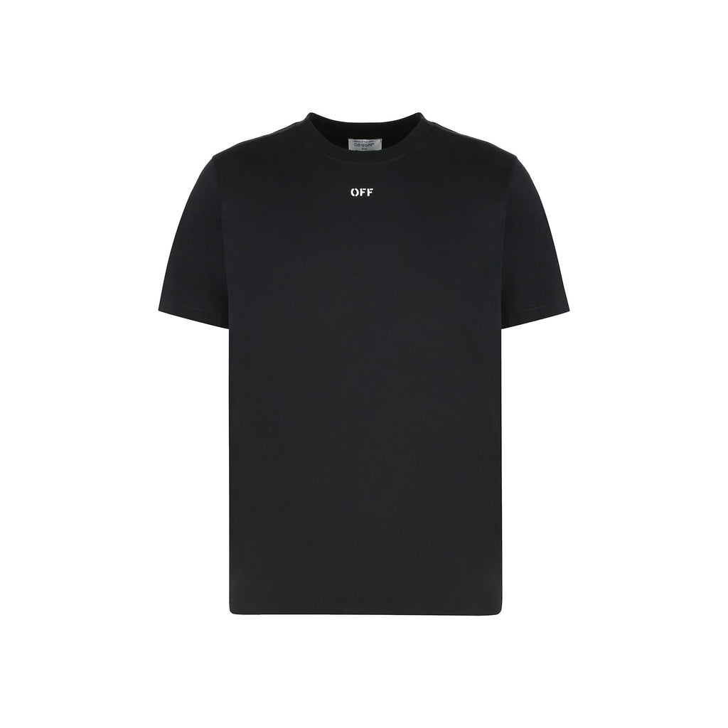 Off-White Cotton Crew-neck T-shirt