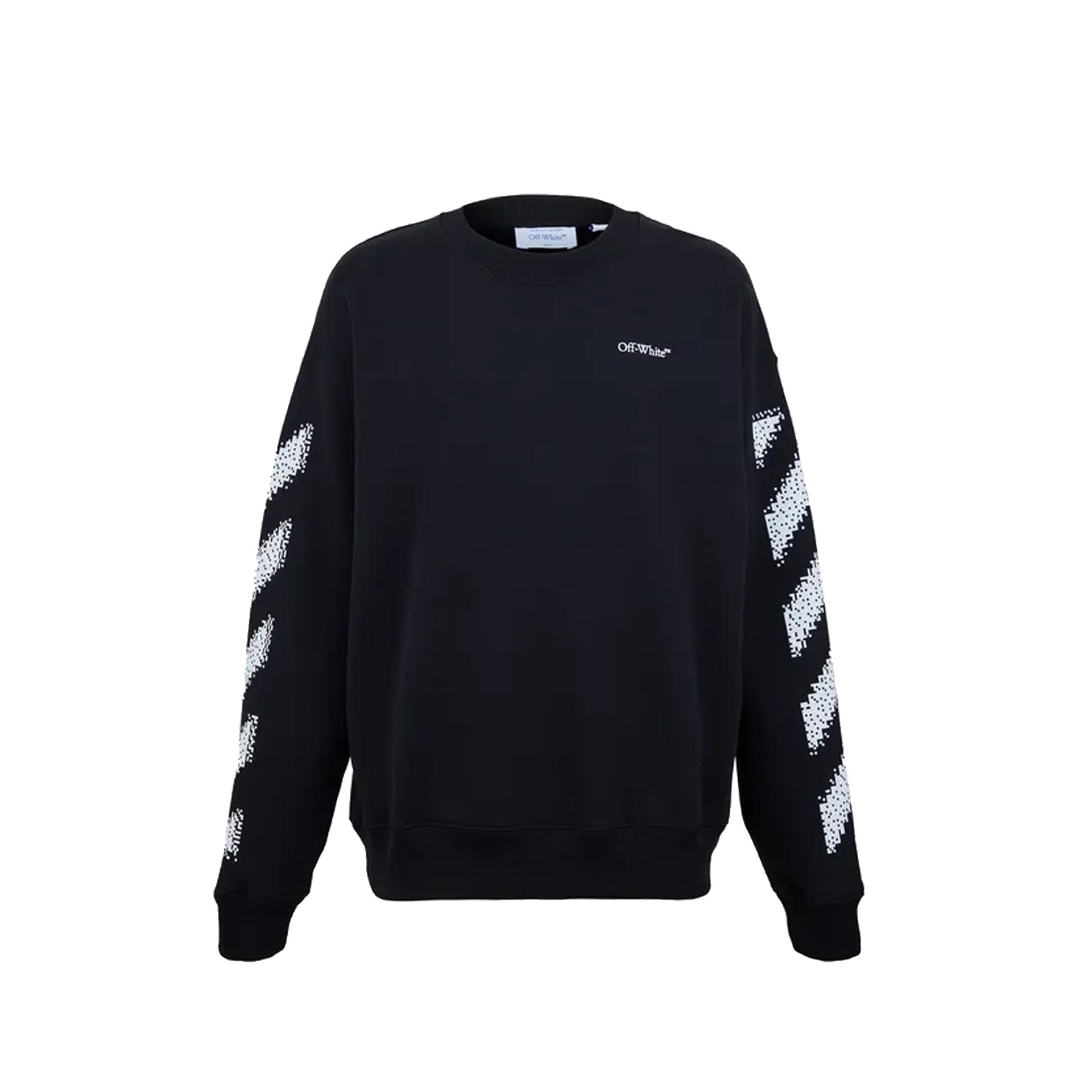 Off White Pixel Diag Sweatshirt - MEN CLOTHING - OFF - WHITE - Tluxy New