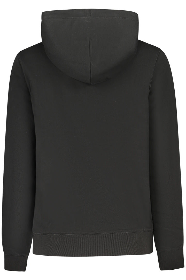 TOMMY HILFIGER WOMEN&#39;S BLACK ZIP-UP SWEATSHIRT