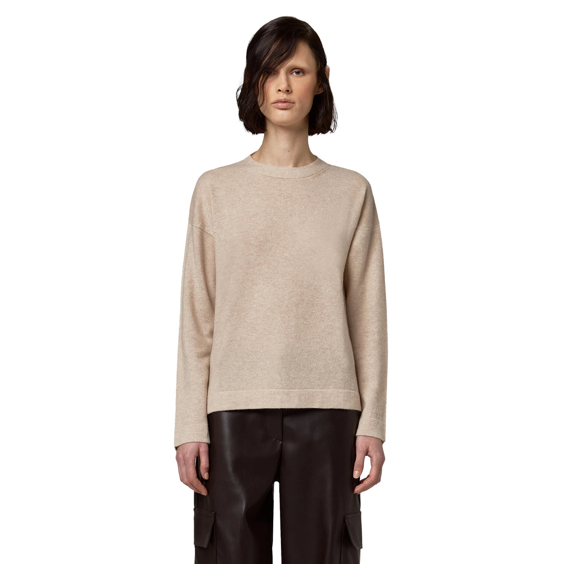 Alpha Studio Sweaters Beige Woman