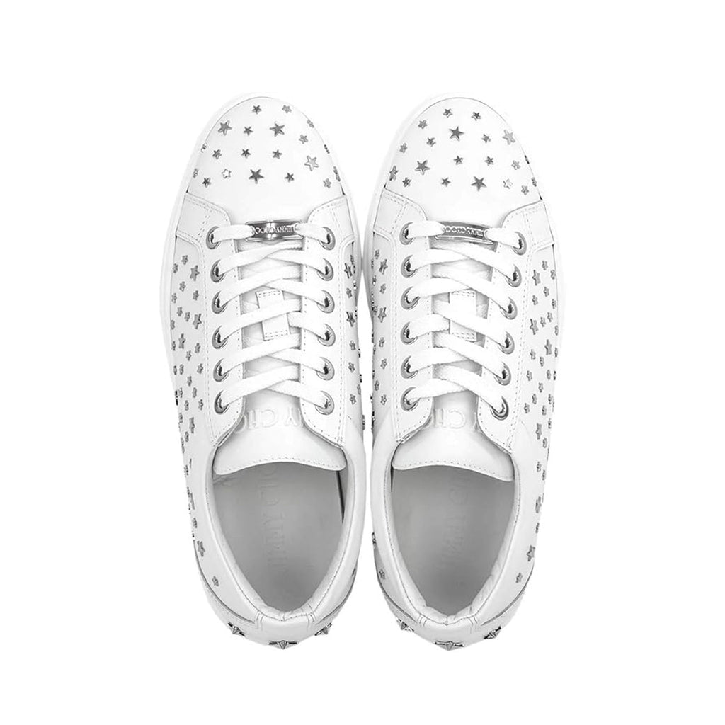 Jimmy Choo Cash Star Leather Sneakers
