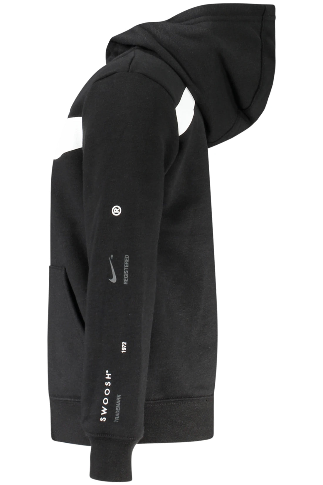 NIKE KIDS&#39; BLACK ZIP-UP SWEATSHIRT